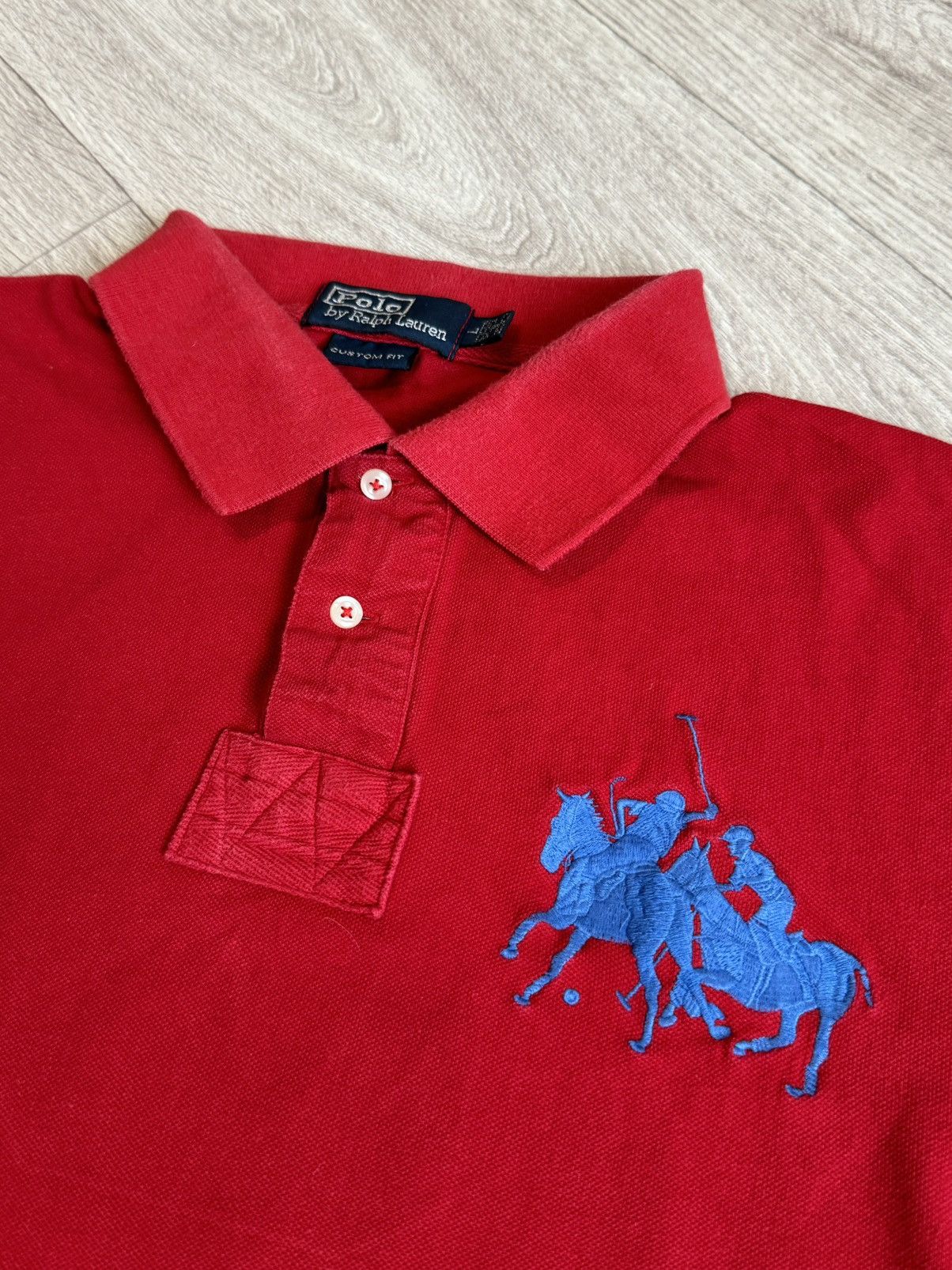 Polo Ralph Lauren 🔷Vintage Polo Ralph Lauren Big Pony Polo 90s🔷 Size US L / EU 52-54 / 3 - 3 Thumbnail