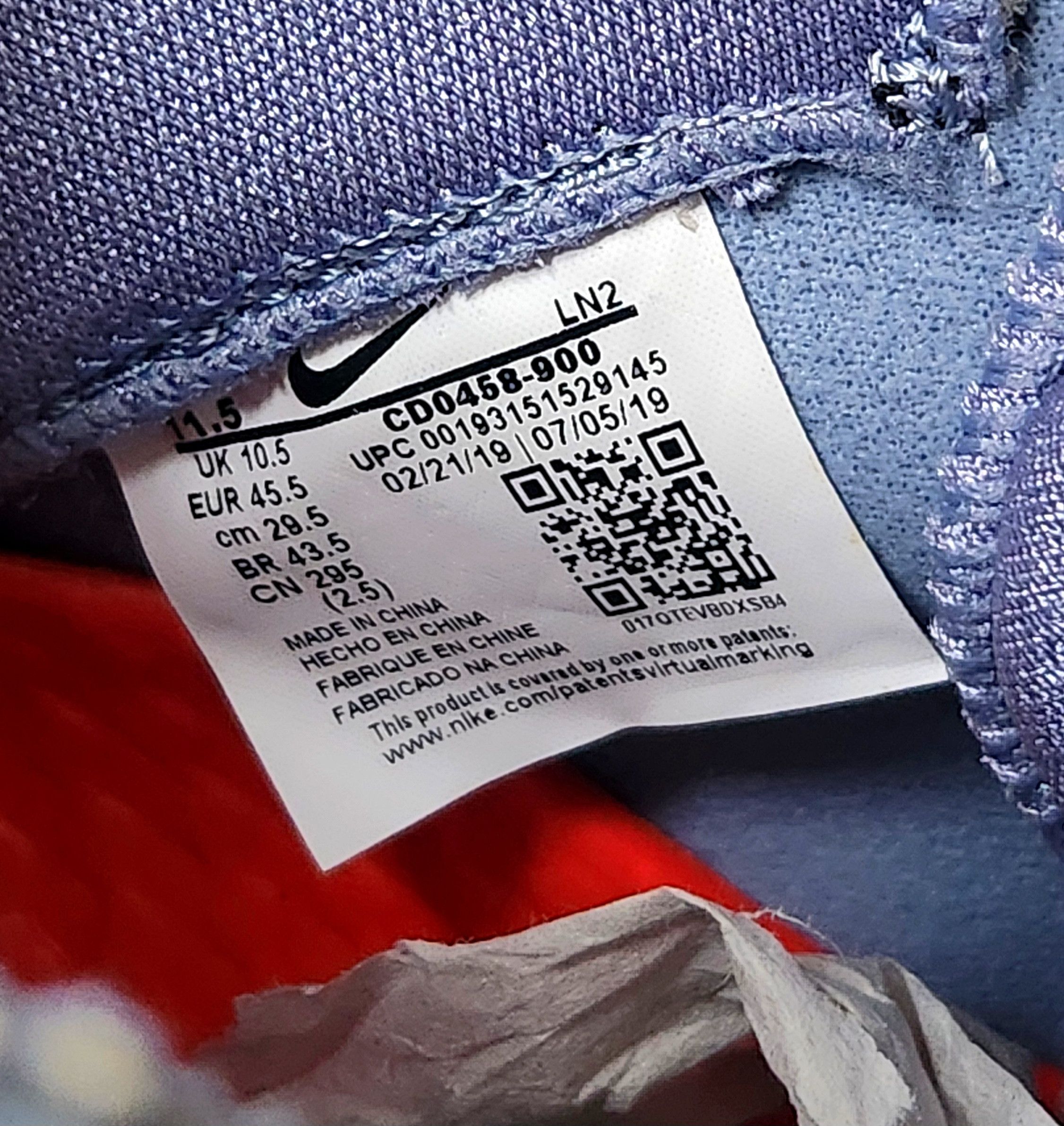 Nike Nike Kobe AD NXT FF Vast Grey Blue Hero CD0458-900 SZ 11.5 Size US 11.5 / EU 44-45 - 17 Thumbnail