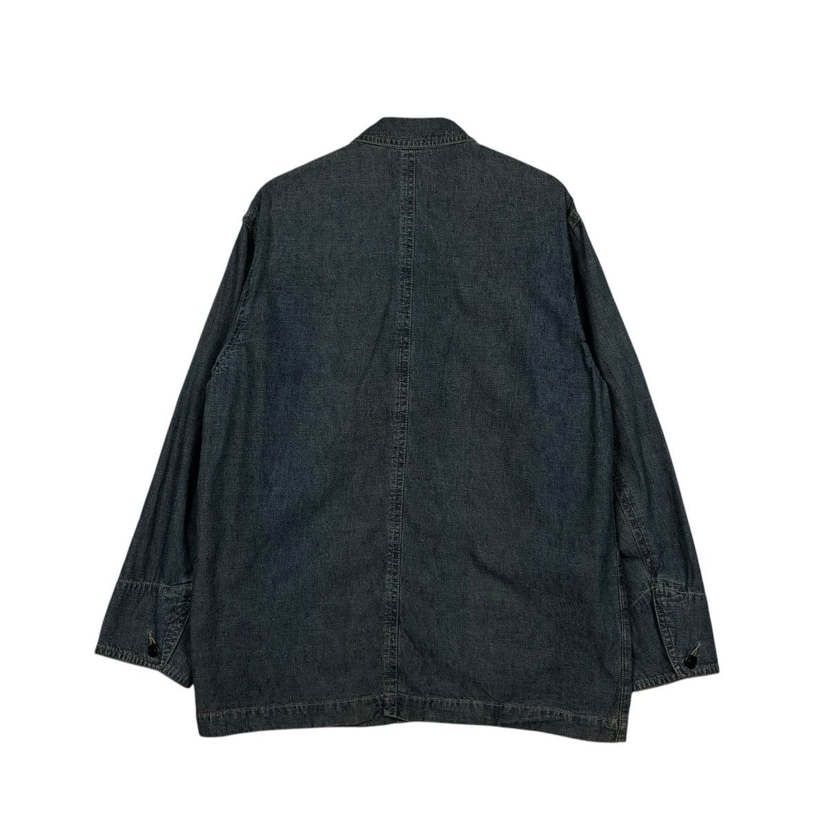 Japanese Brand 🔥VINTAGE CHORE WORK JACKET DENIM CROCODILE ISSEY MIYAKE Size US L / EU 52-54 / 3 - 10 Thumbnail