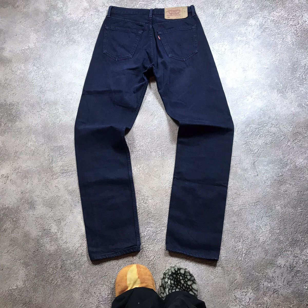 Vintage Vintage 90s Levis Baggy Wide Leg Jeans Grunge Indigo Logo 32 Size US 32 / EU 48 - 2 Thumbnail