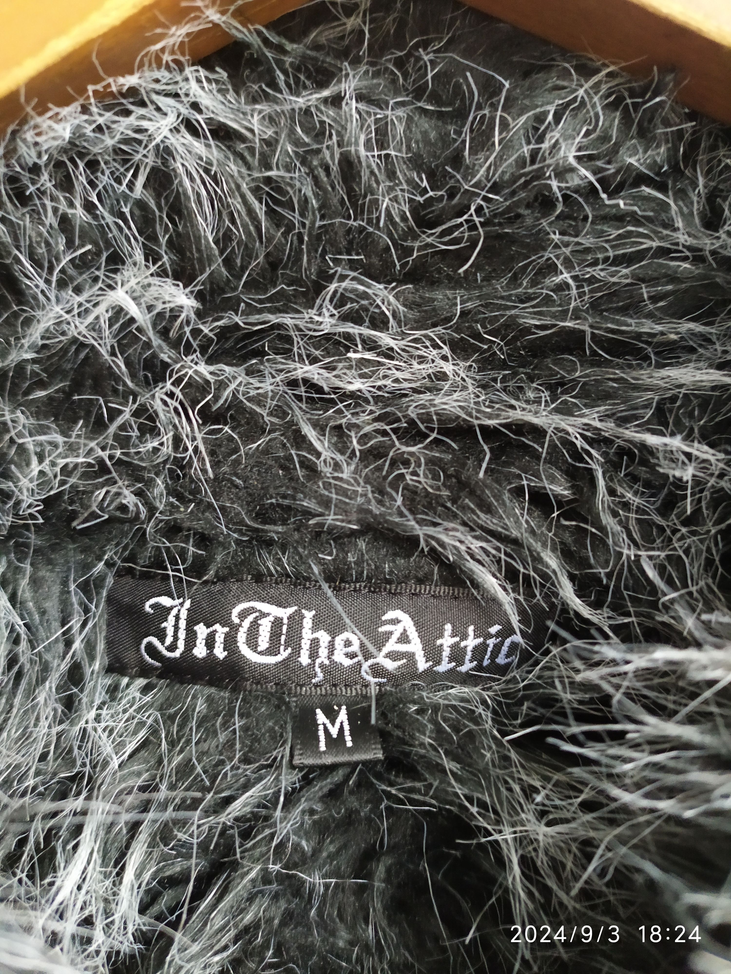 If Six Was Nine × Japanese Brand × Le Grande Bleu (L.G.B.) IN THE ATTIC Japanese Brand Fur Biker Jacket Rare Design Size US M / EU 48-50 / 2 - 5 Thumbnail