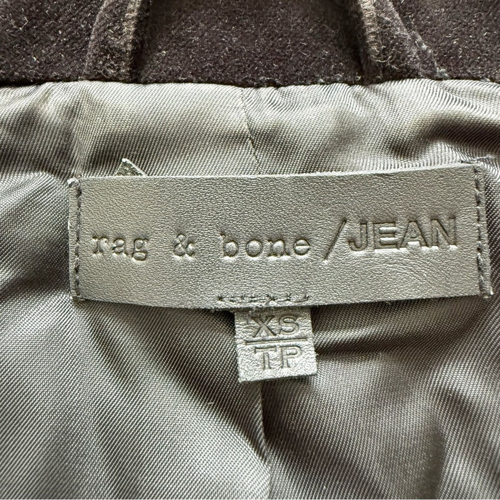 Rag & Bone Rag&bone women velvet moto jacket size XS Retail 390$ Size XS / US 0-2 / IT 36-38 - 5 Thumbnail