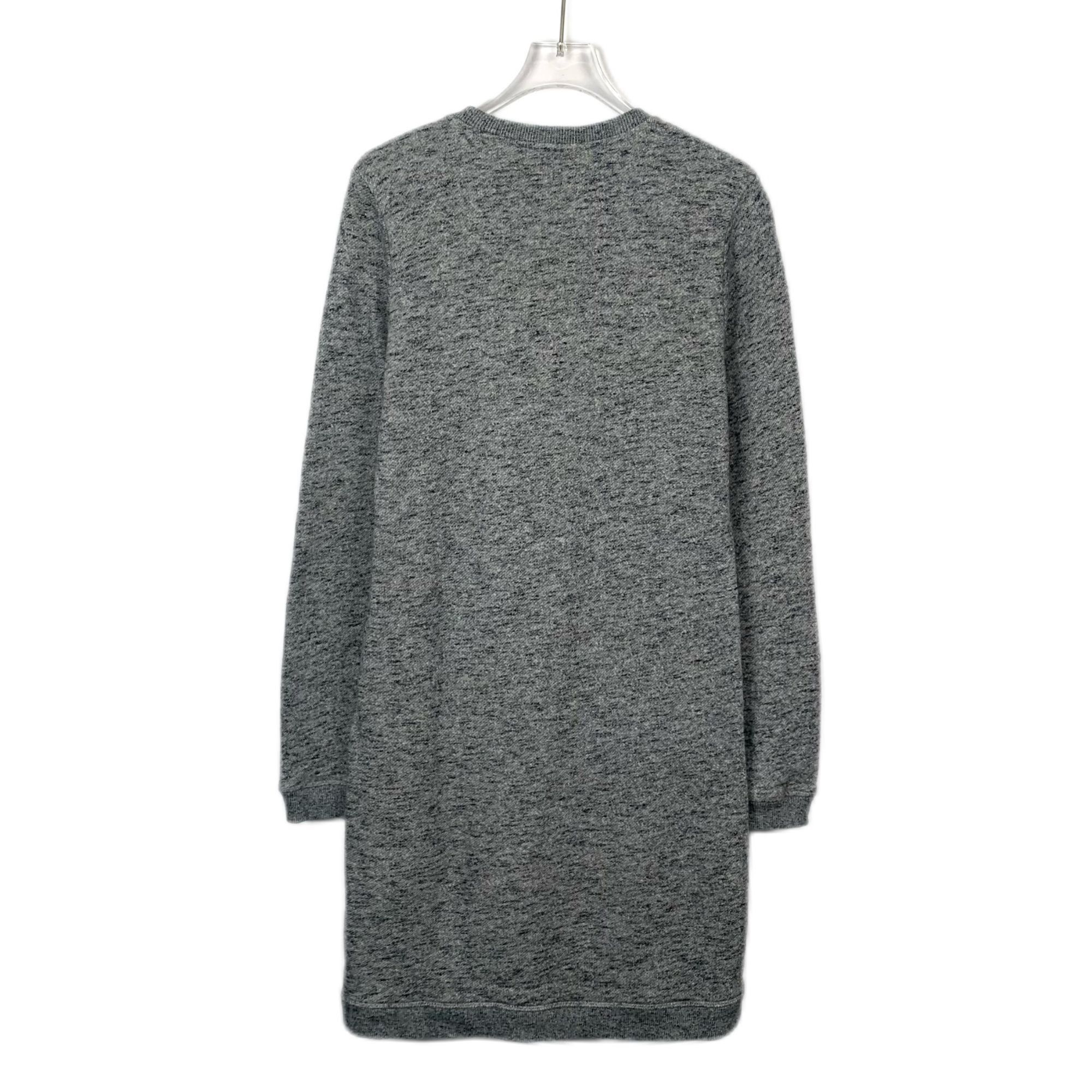 Kenzo Kenzo Grey Tiger Head Embroidered Knit Long-Sleeve Dress (Si Size ONE SIZE - 8 Thumbnail