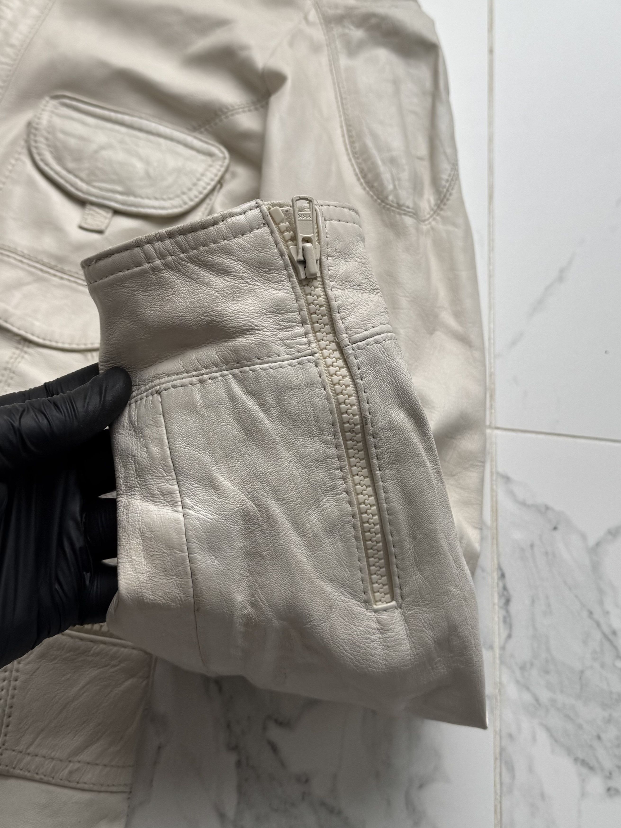 Genuine Leather Leather Jacket Women Zip Utility Fitted Pocket Y2K Size M Size M / US 6-8 / IT 42-44 - 11 Thumbnail