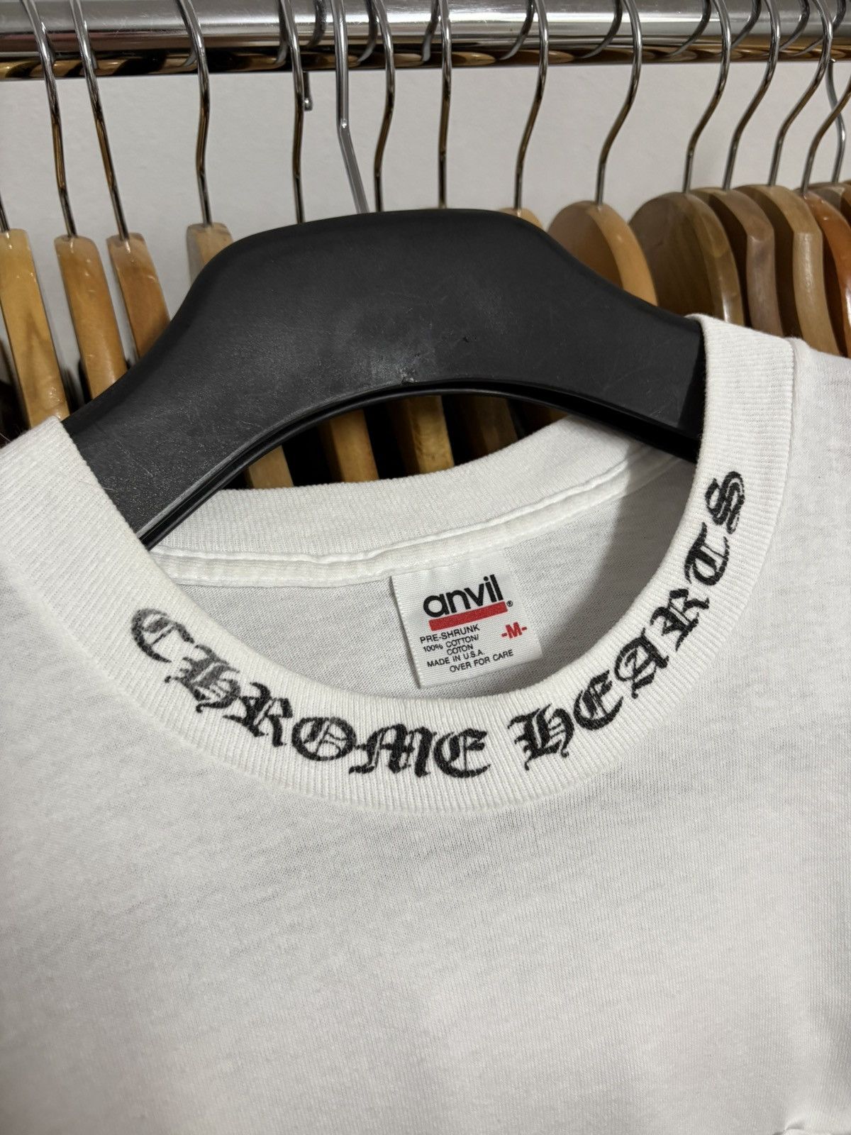 Chrome Hearts 90’s Chrome heart Anvil tags Rare Size US M / EU 48-50 / 2 - 4 Thumbnail
