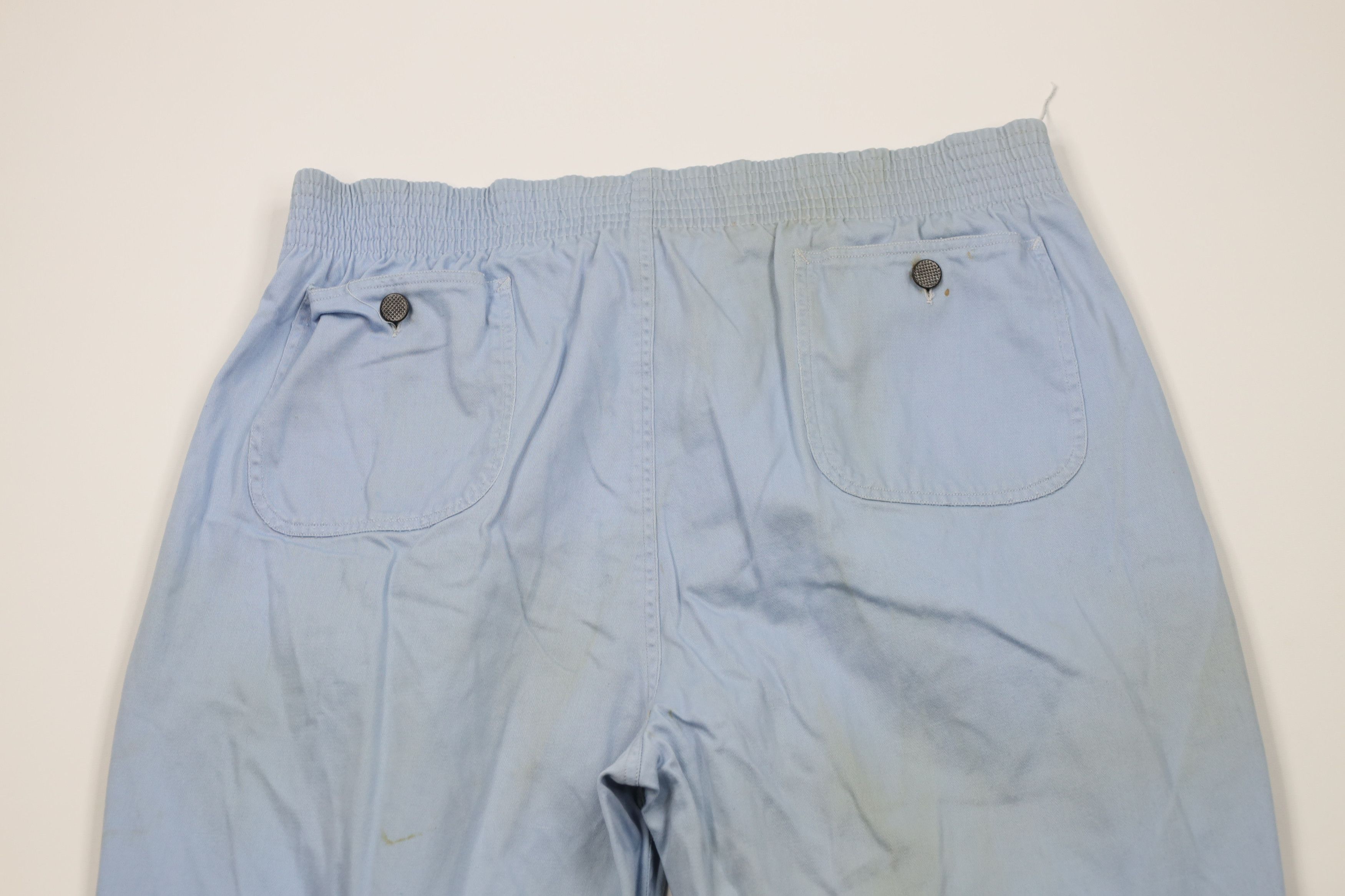 Vintage Vintage 70s Streetwear Bell Bottoms Pants Carolina Blue Size US 38 / EU 54 - 11 Thumbnail