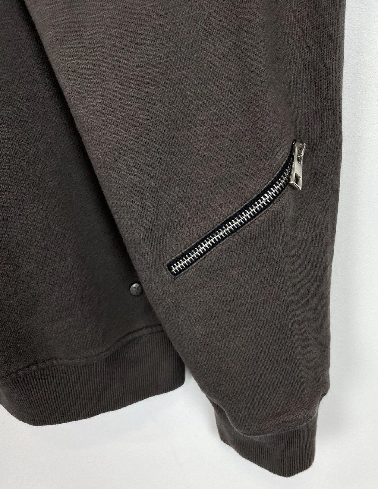 Allsaints Allsaints Debeo Crew Neck Sweatshirt Zip Logo Long Sleeve Size US L / EU 52-54 / 3 - 4 Thumbnail
