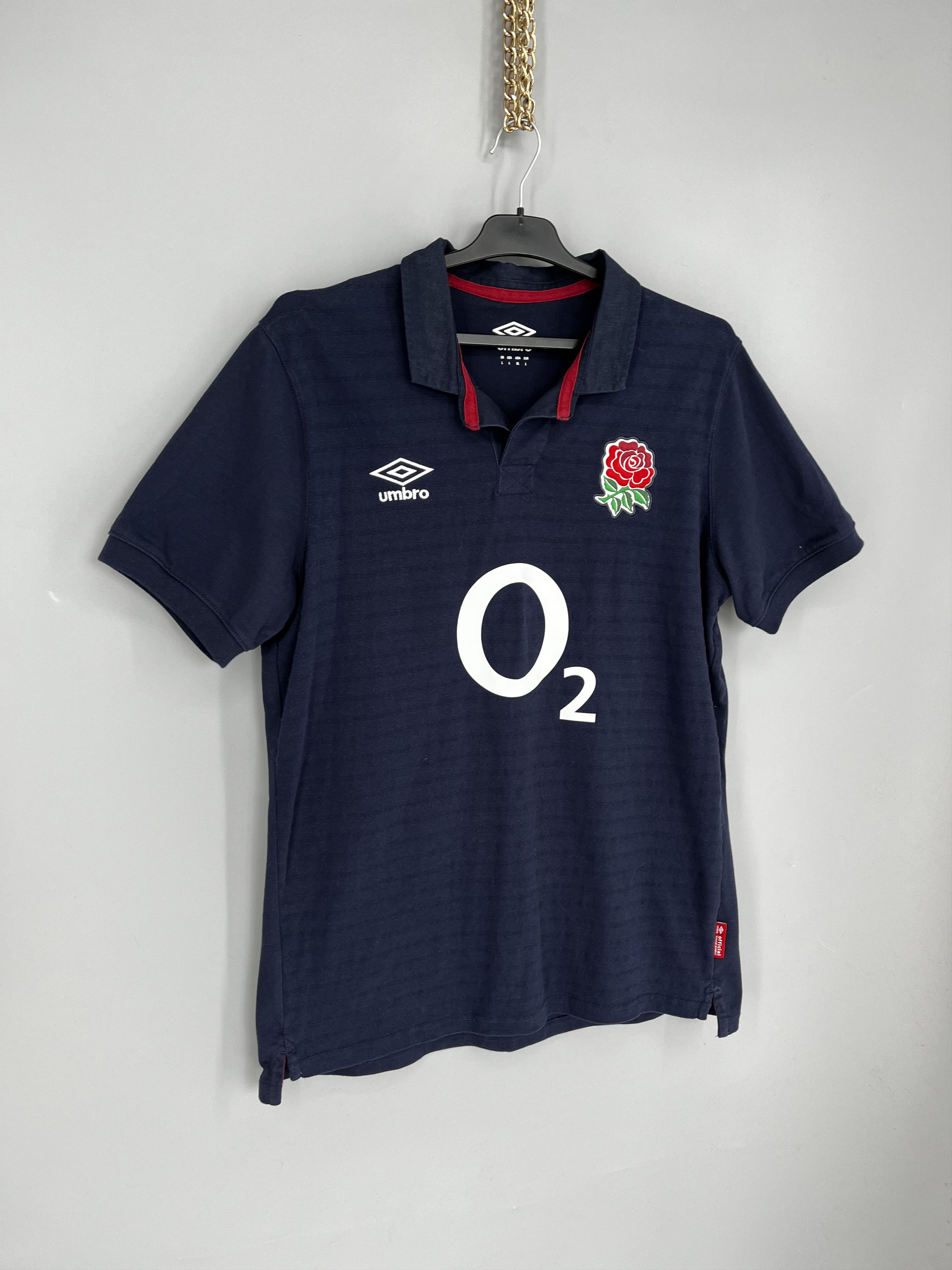 Umbro Umbro England League O2 Rugby Jersey Shirt Men’s Size L Size US L / EU 52-54 / 3 - 2 Thumbnail