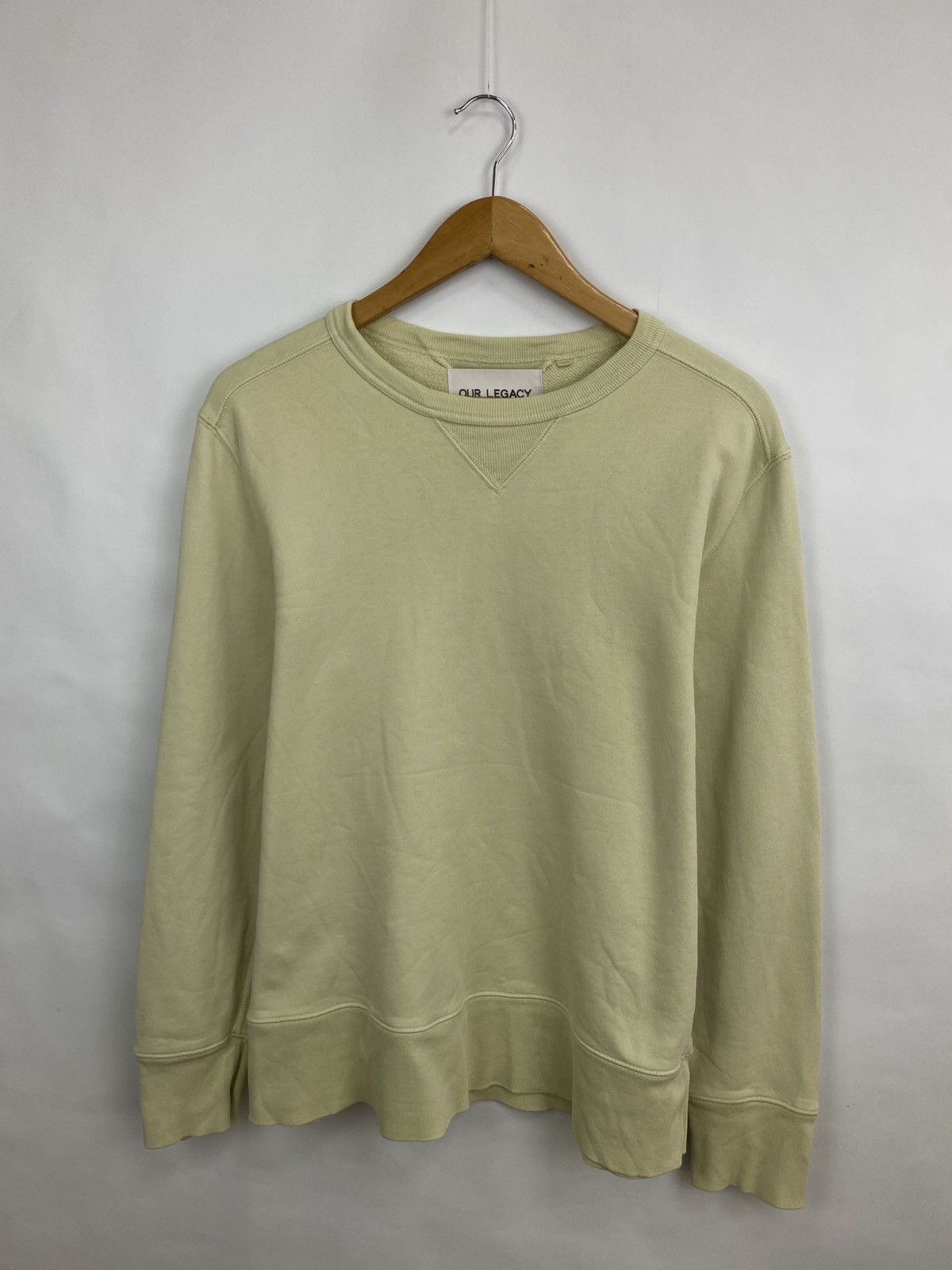 🇺🇸 Our Legacy SS14 - FLOURESCENT GREEN Sweatshirt Hype Y2K