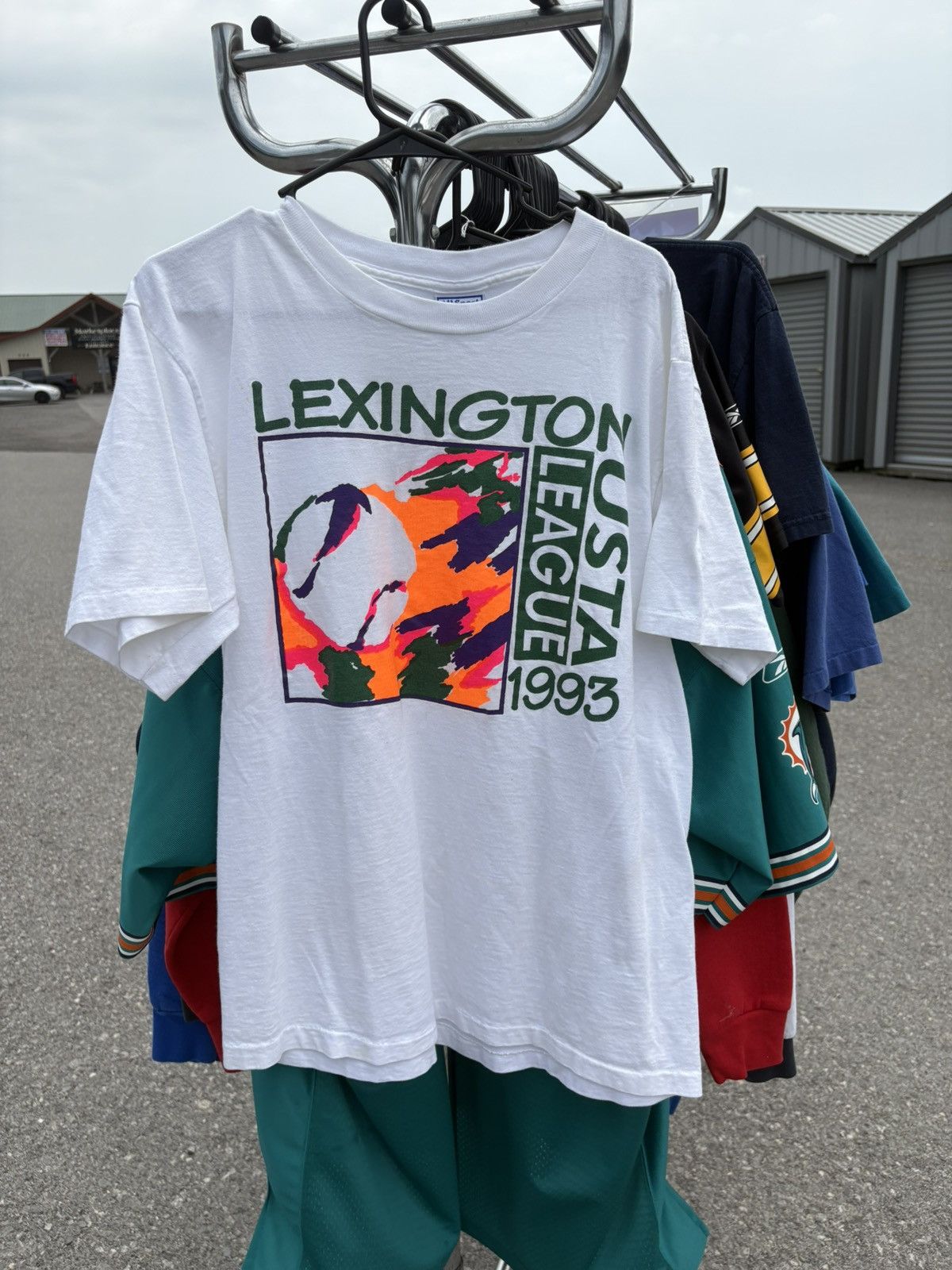 USA Olympics × Vintage 1993 Lexington USA Tennis T-Shirt Size US L / EU 52-54 / 3 - 1 Thumbnail