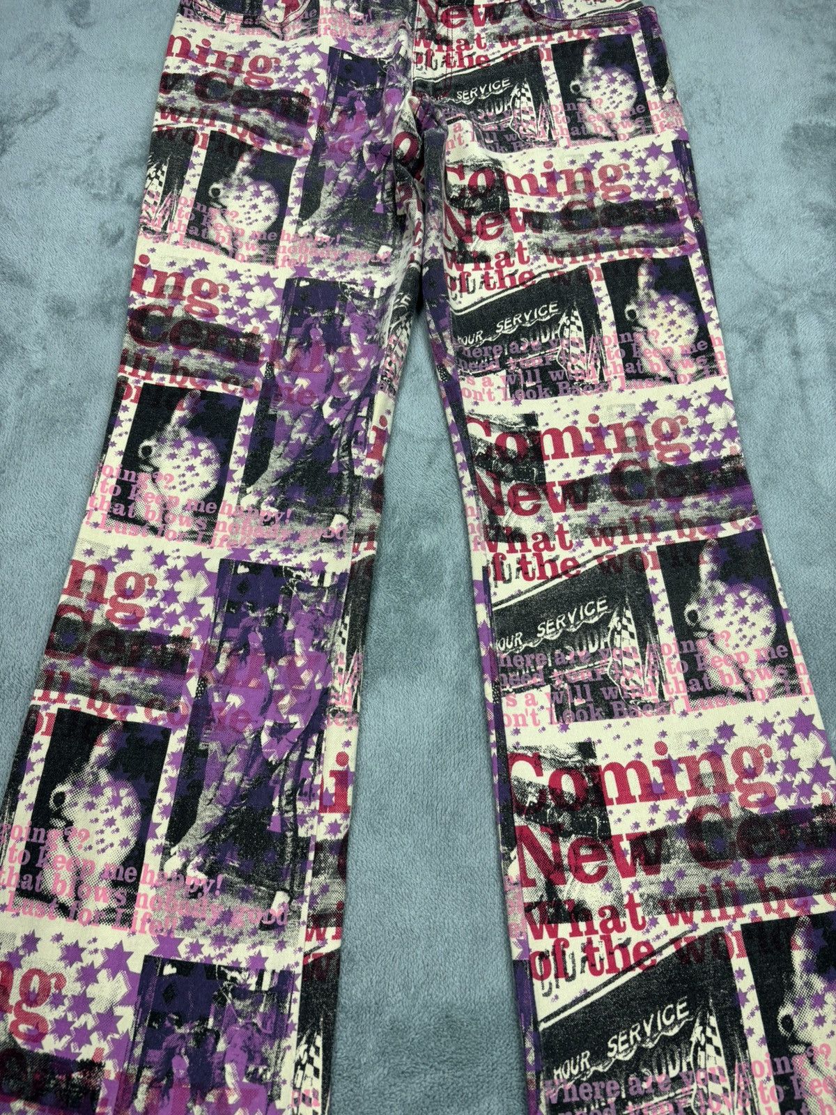 14th Addiction Algonouins Flared Fullprint Pants. S0272 Size US 26 / EU 42 - 3 Thumbnail