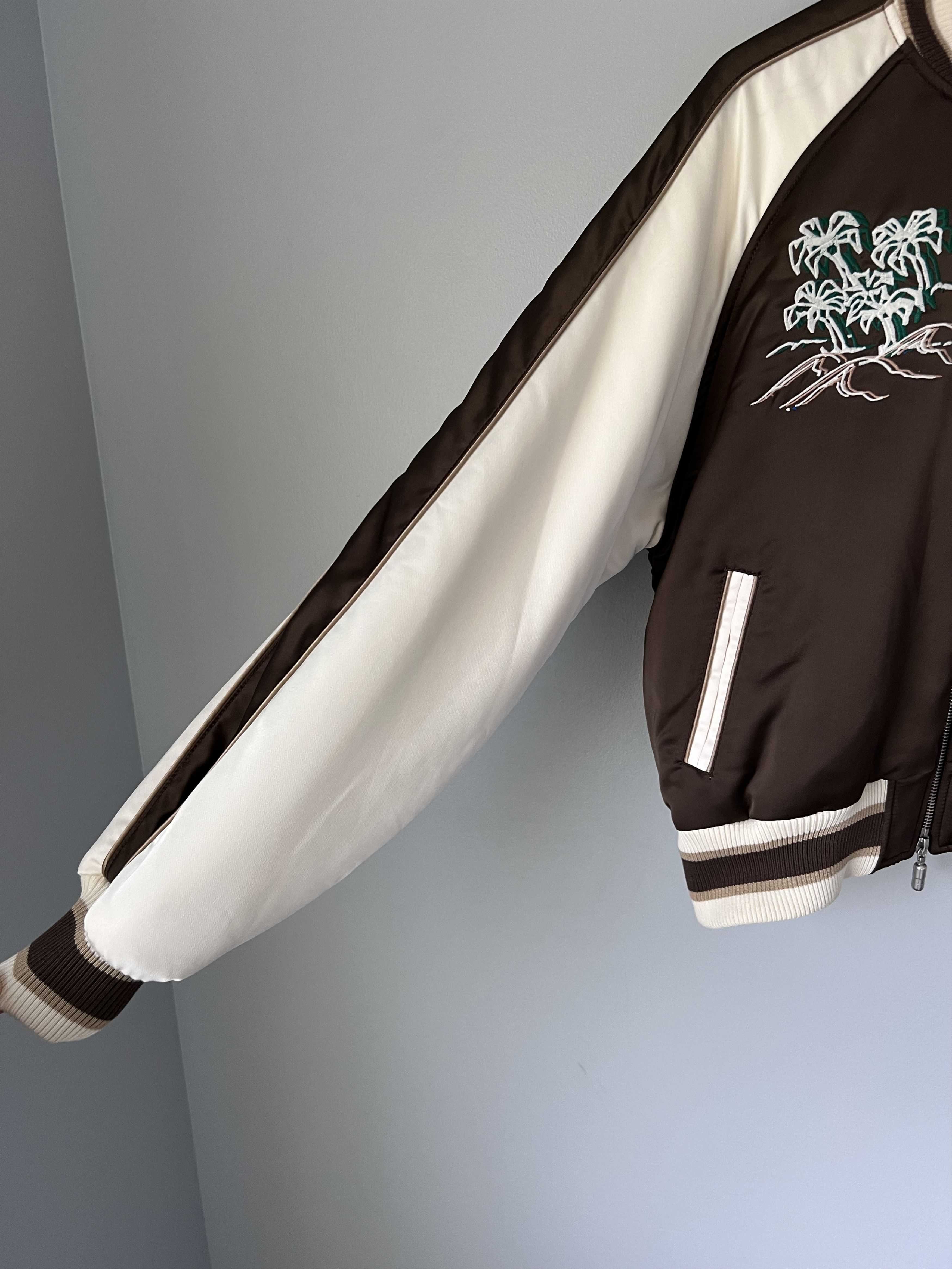 Rhude Rhude Crepe Satin Souvenir Jacket in Brown Size US M / EU 48-50 / 2 - 4 Thumbnail