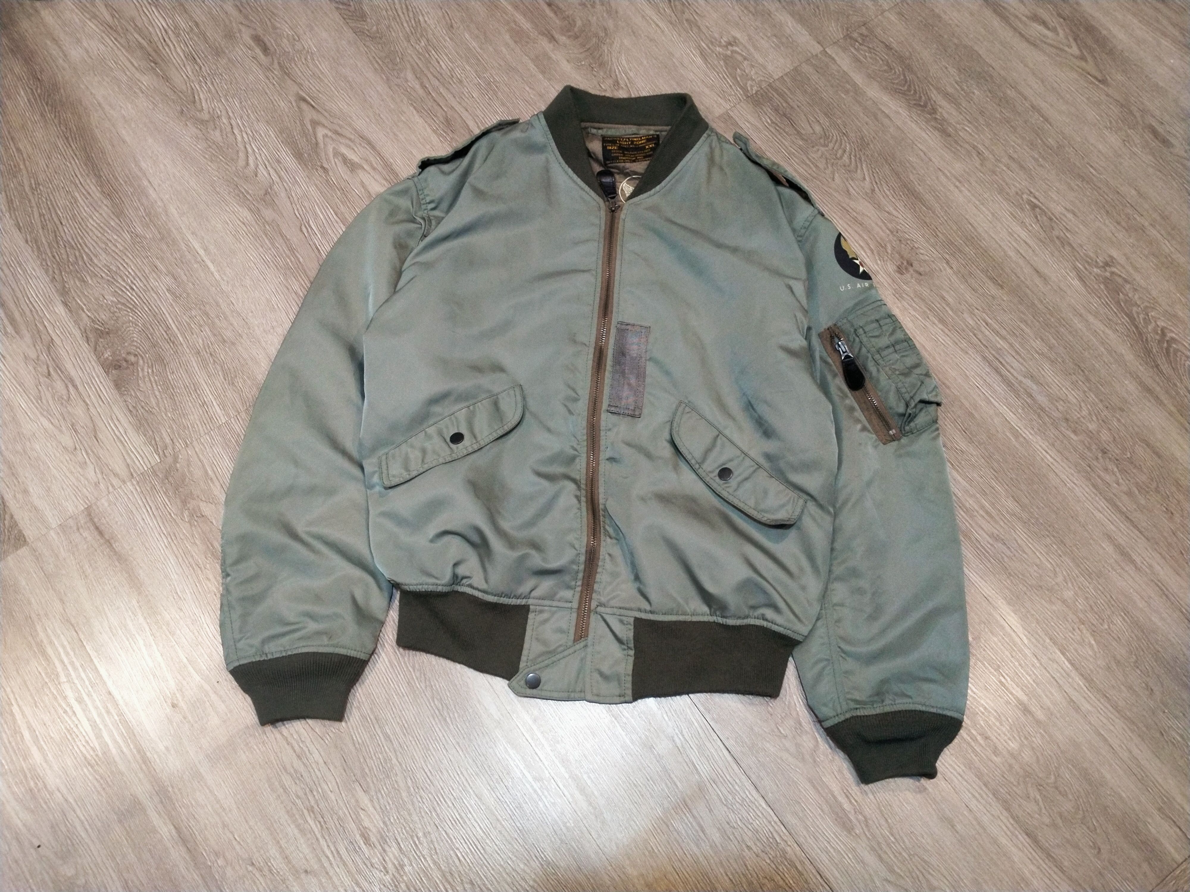Vintage Houston L2-B Flight Jacket Size US XXL / EU 58 / 5 - 1 Thumbnail