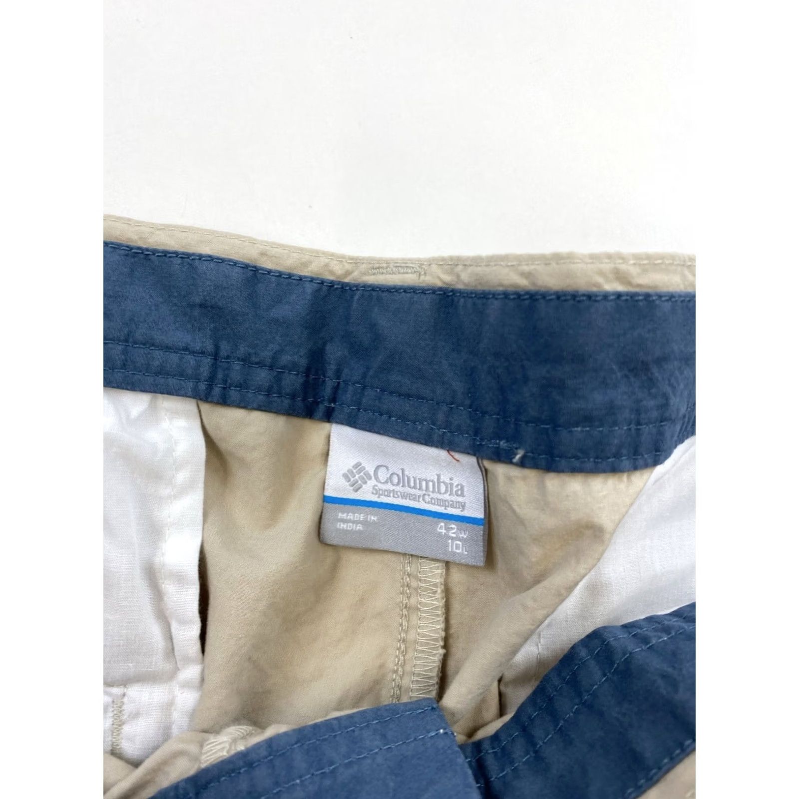 Vintage Columbia Shorts Mens 42 Chino Khaki Beige Size US 42 / EU 58 - 3 Thumbnail