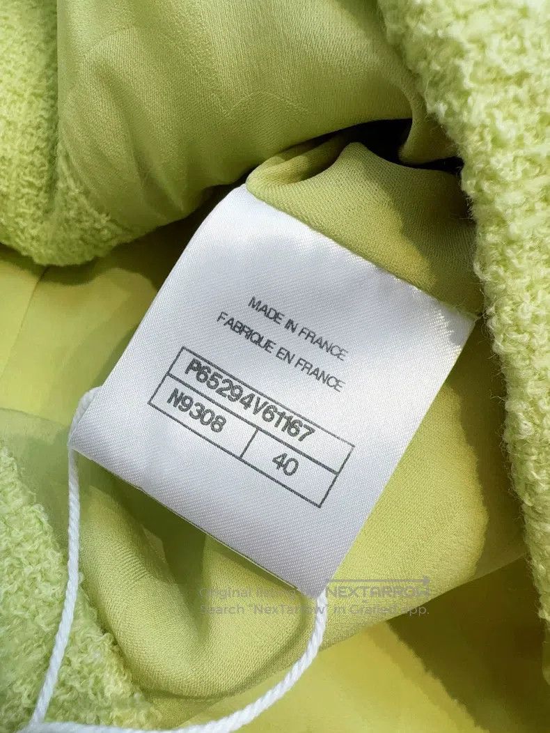 Chanel Chanel 20k equestrian series popular avocado green woven t Size S / US 4 / IT 40 - 6 Thumbnail