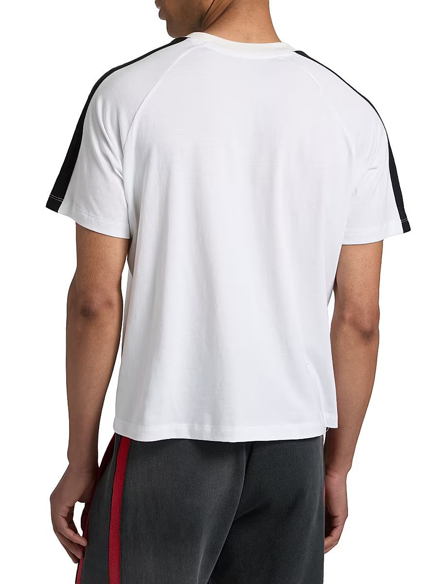 Nahmias os11x0326 Raglan Logo T-Shirt in White/Black Size US XL / EU 56 / 4 - 5 Thumbnail