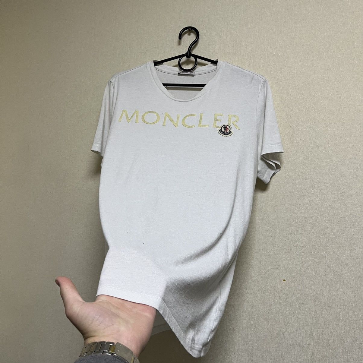 Moncler Moncler T-shirt Big Logo Size US L / EU 52-54 / 3 - 8 Thumbnail