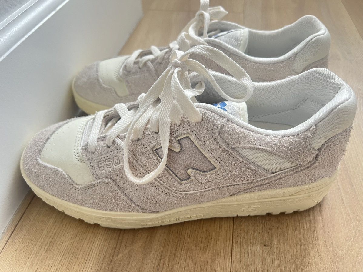 Aime Leon Dore × New Balance Aime Leon Dore/NB 550 Grey Hairy Suede ...