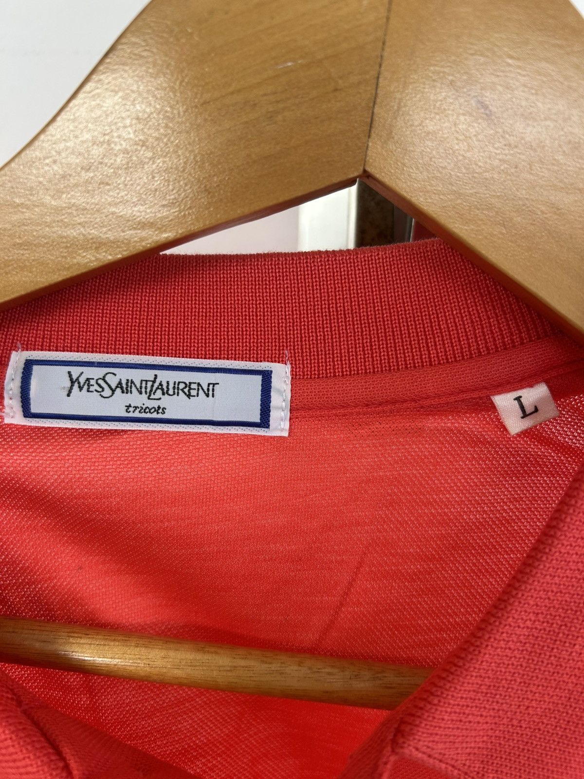 Yves Saint Laurent NOS Ysl Japan Vintage Polo Vermillion Collar Tee Size US L / EU 52-54 / 3 - 7 Thumbnail