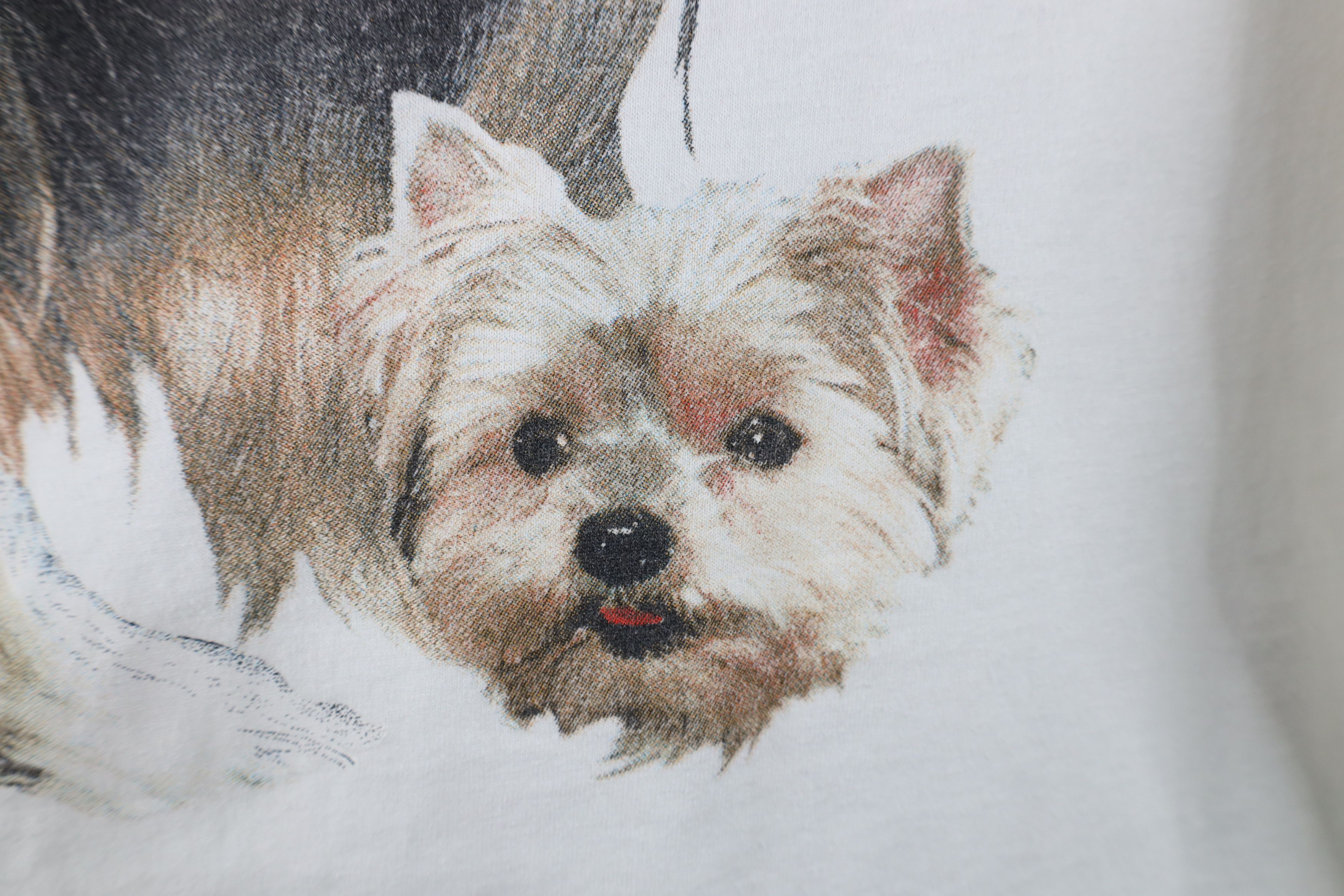 Vintage Vintage 90s Streetwear Yorkshire Terrier Yorkie Dog T-Shirt Size XL / US 12-14 / IT 48-50 - 12 Thumbnail
