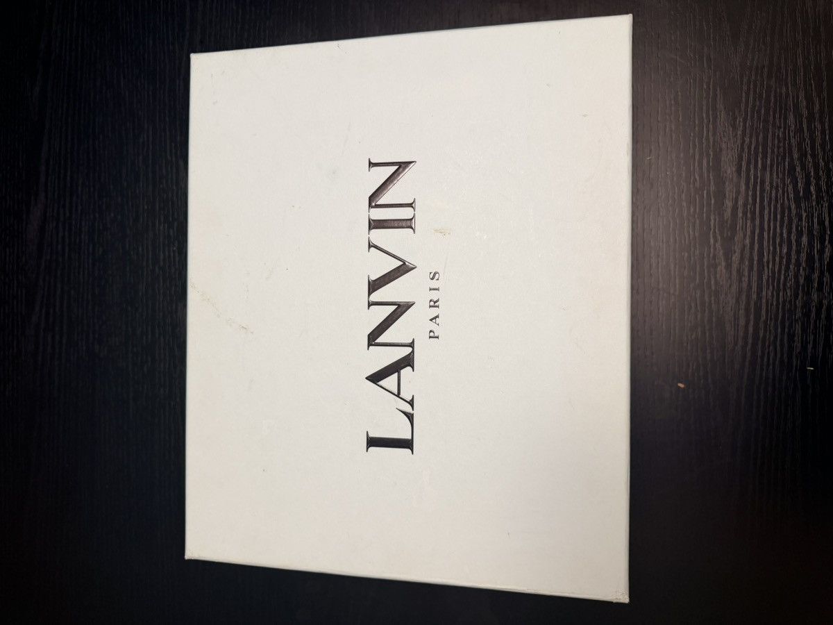 Lanvin Lanvin Leather Curb Sneakers Size US 9 / EU 42 - 6 Thumbnail