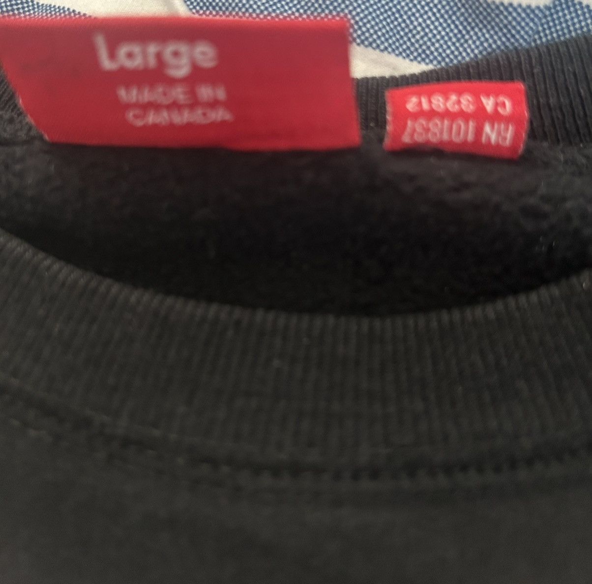 Supreme Supreme Spin Crewneck Black Size Large Size US L / EU 52-54 / 3 - 4 Thumbnail