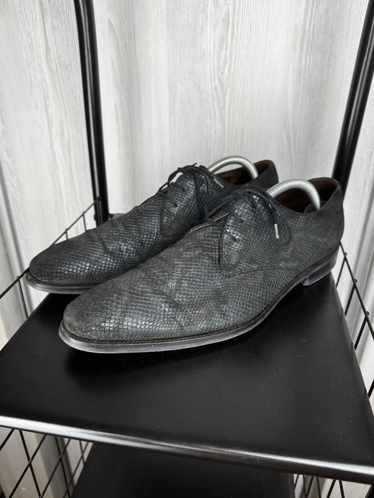 Floris van Bommel Floris van Bommel lace derby snake style classic shoes 9.5 Size US 10.5 / EU 43-44 - 3 Thumbnail