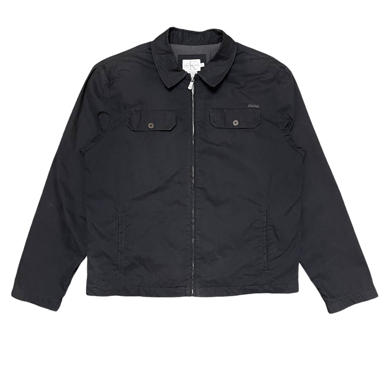 Calvin Klein Vintage CK Calvin Klein Zipper Jacket Size US L / EU 52-54 / 3 - 1 Thumbnail