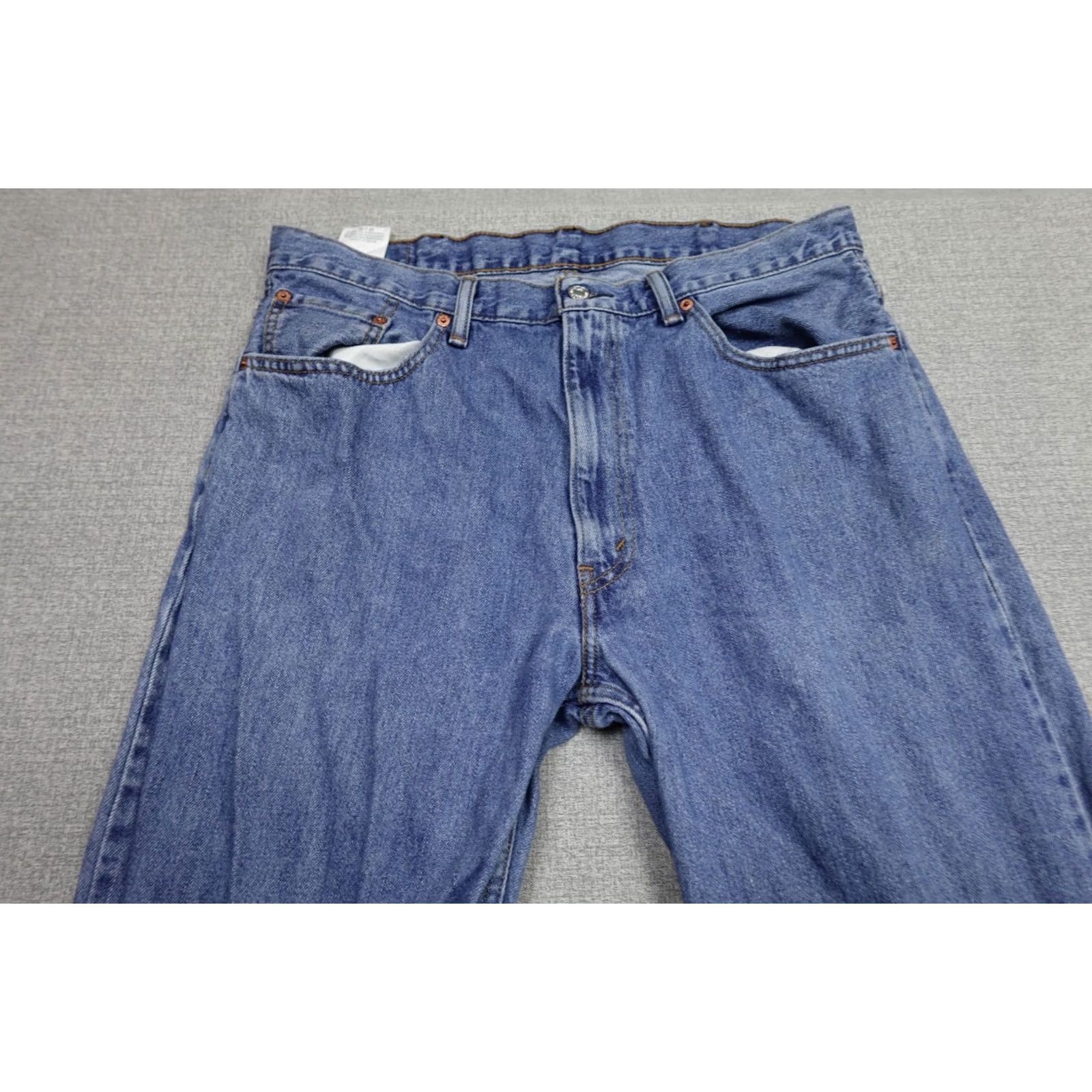 Levi's Levi's 550 Jeans Mens 38x32 Blue Relaxed Fit Light Wash Western Cowboy Rancher Jeans Size US 38 / EU 54 - 2 Thumbnail