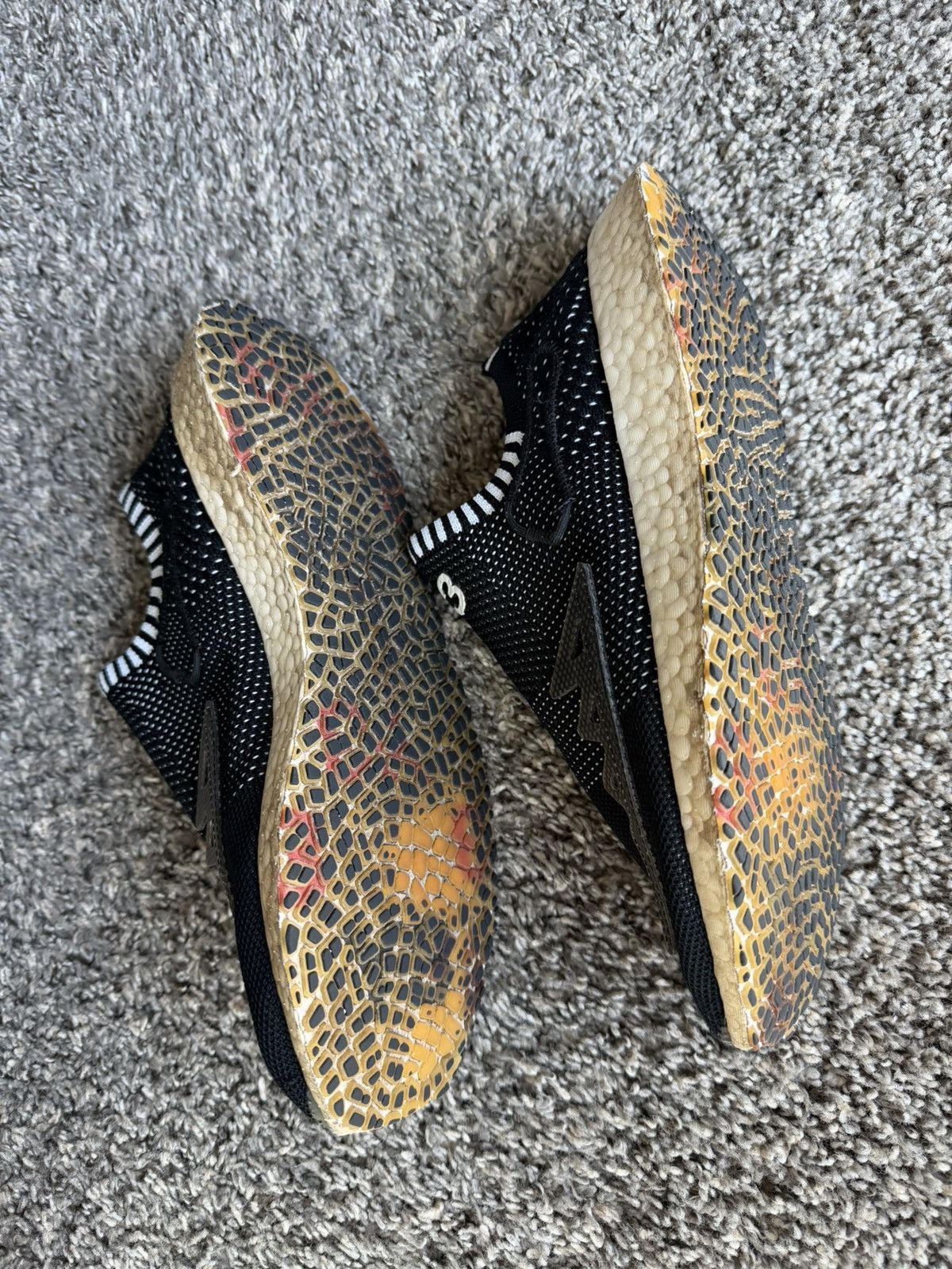 Yohji Yamamoto Y3 Adidas Knit/mesh boost runner Size US 9.5 / EU 42-43 - 4 Thumbnail