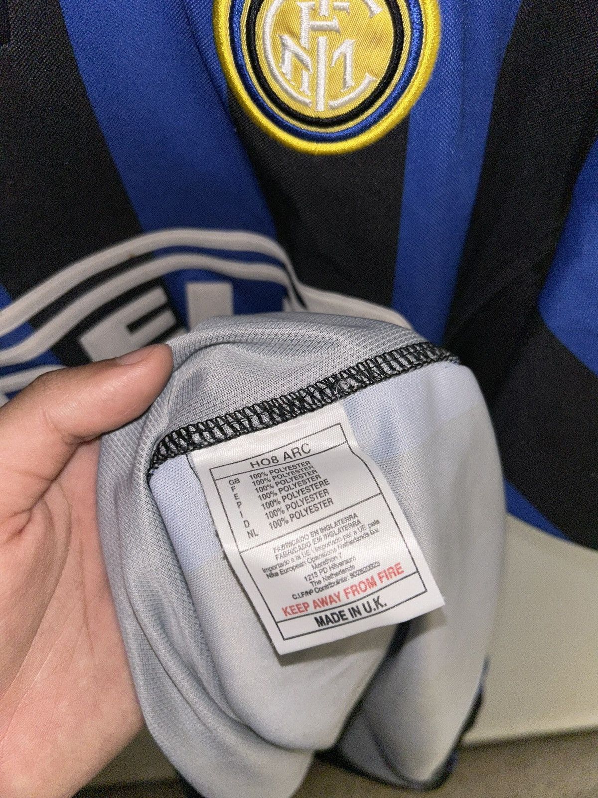 Nike Inter milan 1998/00 home jersey Size US L / EU 52-54 / 3 - 4 Thumbnail