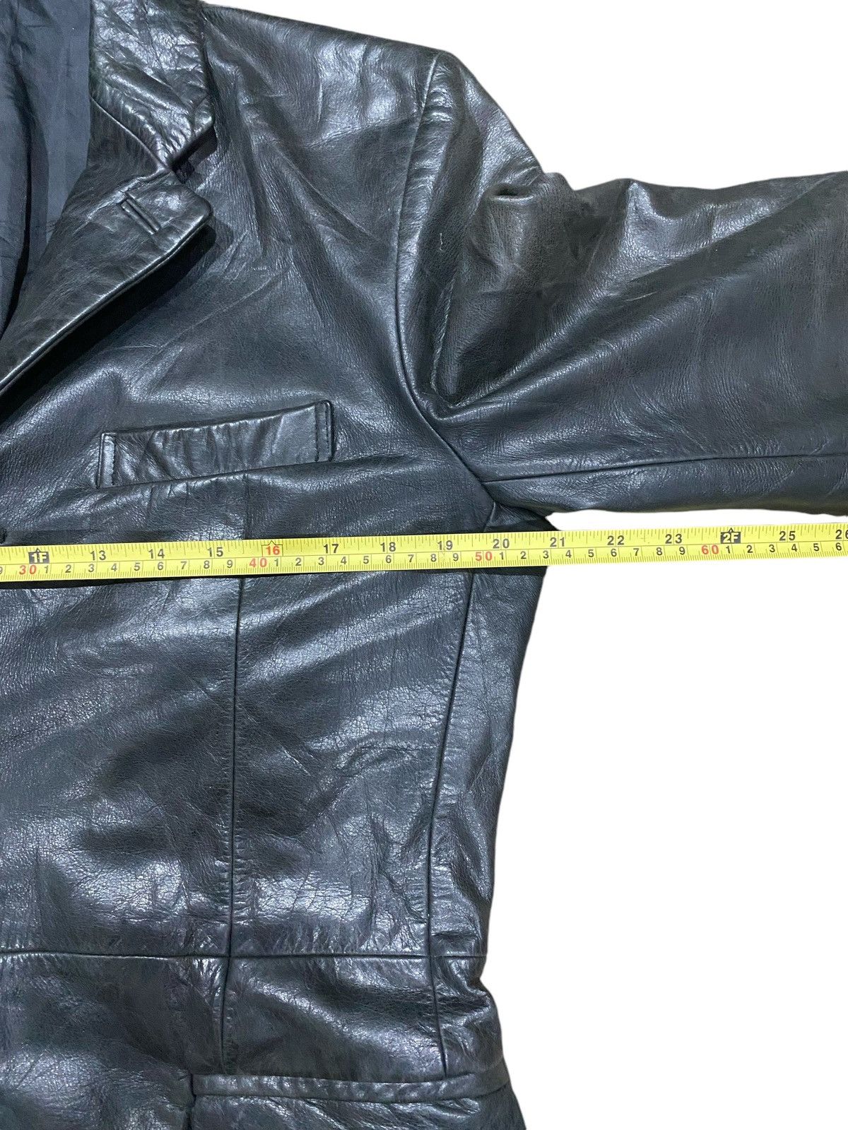 Tornado Mart Rare TORNADO MART Leather Blazer Size US L / EU 52-54 / 3 - 16 Thumbnail