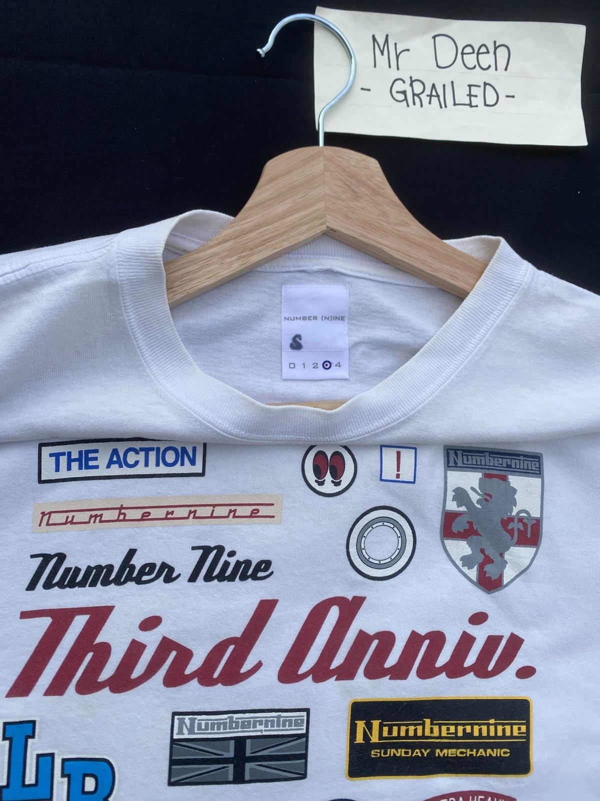 Number (N)ine Rare Takahiromiyshita Number Nine Third Anniversary Tshirt Size US S / EU 44-46 / 1 - 11 Thumbnail