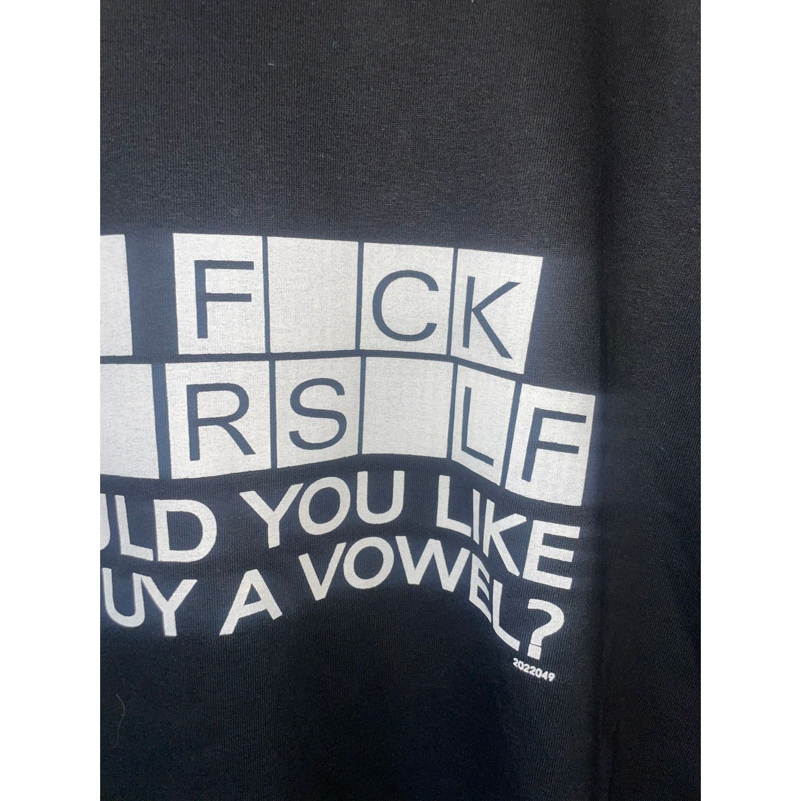 Gildan Y2K Go F Yourself Would You Like To Buy A Vowel Joke Shirt 2 Size US XXL / EU 58 / 5 - 3 Thumbnail