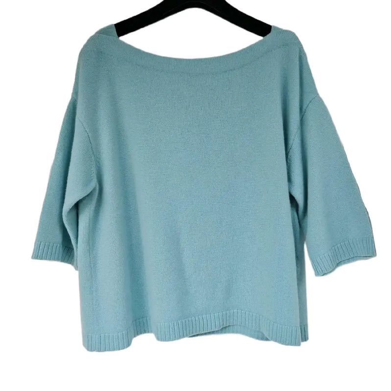 Valentino Valentino Blue Cashmere Sweater for Women 0089 Size M / US 6-8 / IT 42-44 - 1 Thumbnail