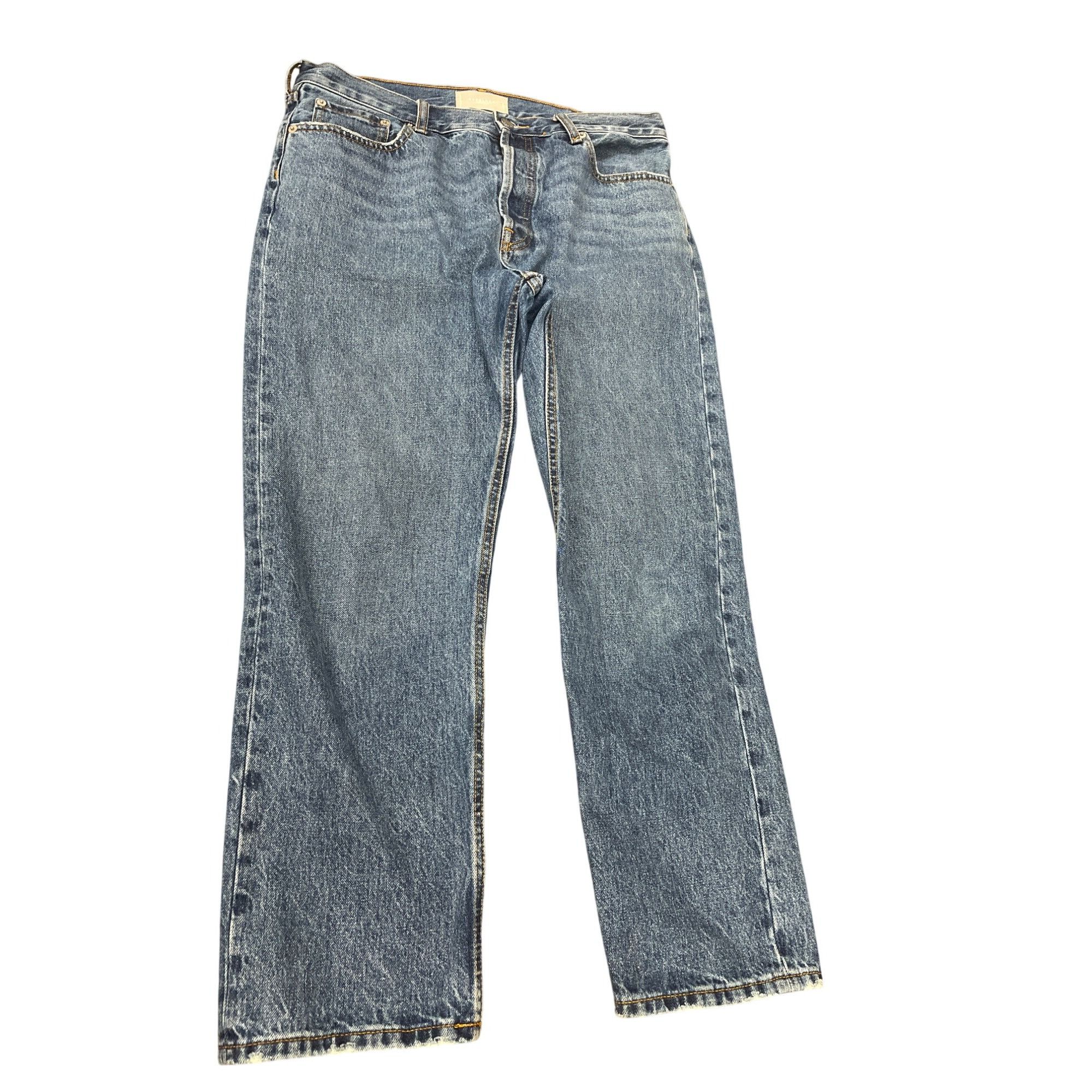 Everlane Everlane Mens Relaxed Straight Fit Blue Denim Jeans size 29R Size US 29 - 1 Thumbnail