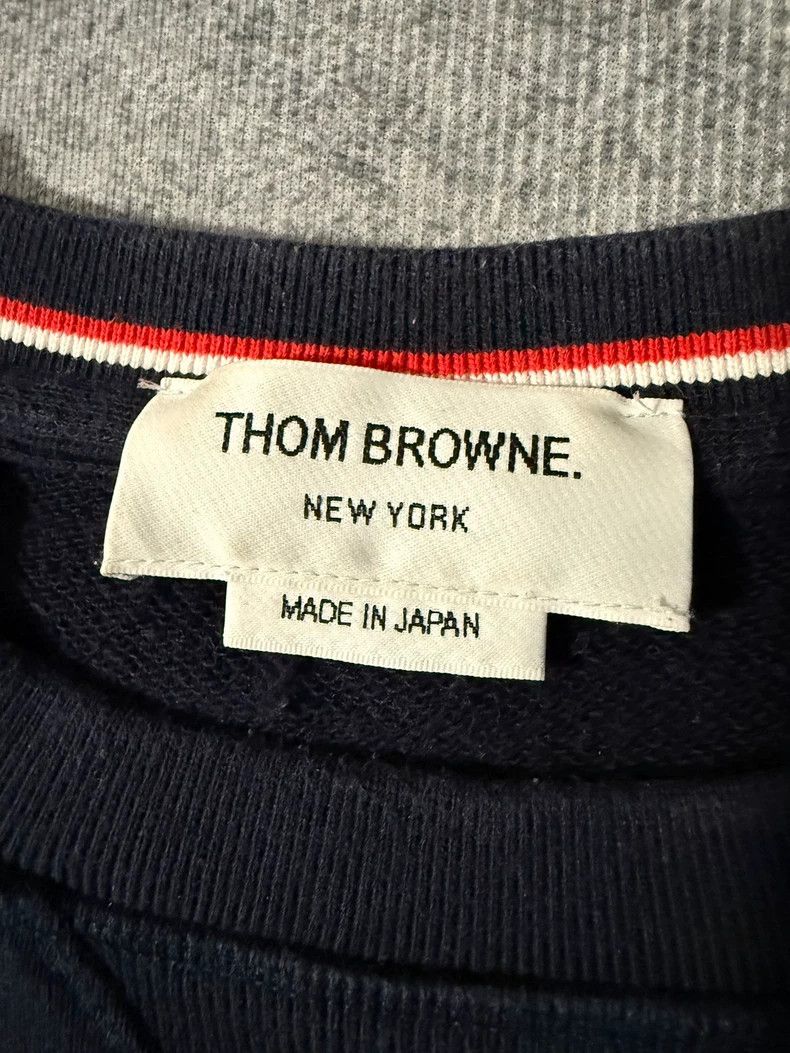 Thom Browne Thom Browne Round neck hoodie Size US XL / EU 56 / 4 - 3 Thumbnail