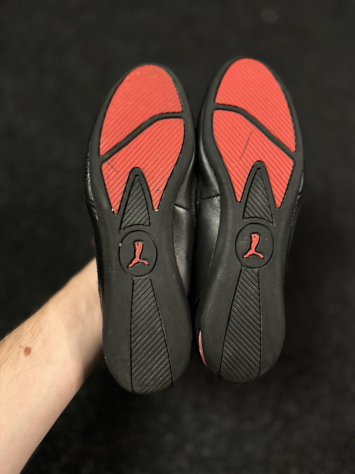 Ferrari × Puma Puma Ferrari Archive Black Red Ballet Flats Shoes Sneakers Size US 8 / IT 38 - 4 Thumbnail