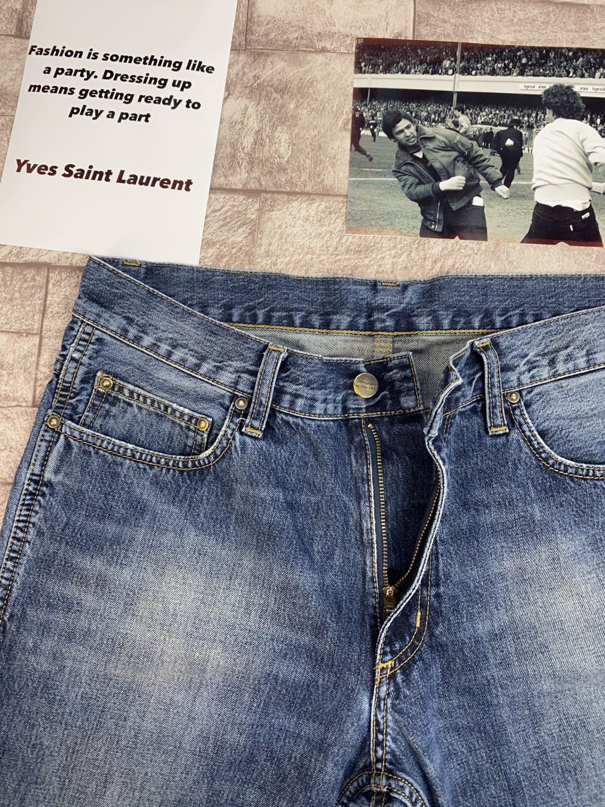 Carhartt Wip × Japanese Brand Vintage Carhartt by Y2K style Jeans Pants Size US 32 / EU 48 - 20 Thumbnail