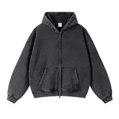 Other Kayama x Asahi Streetwear Loose Washed Zipper Hoodie Sweater Size US M / EU 48-50 / 2 - 4 Thumbnail