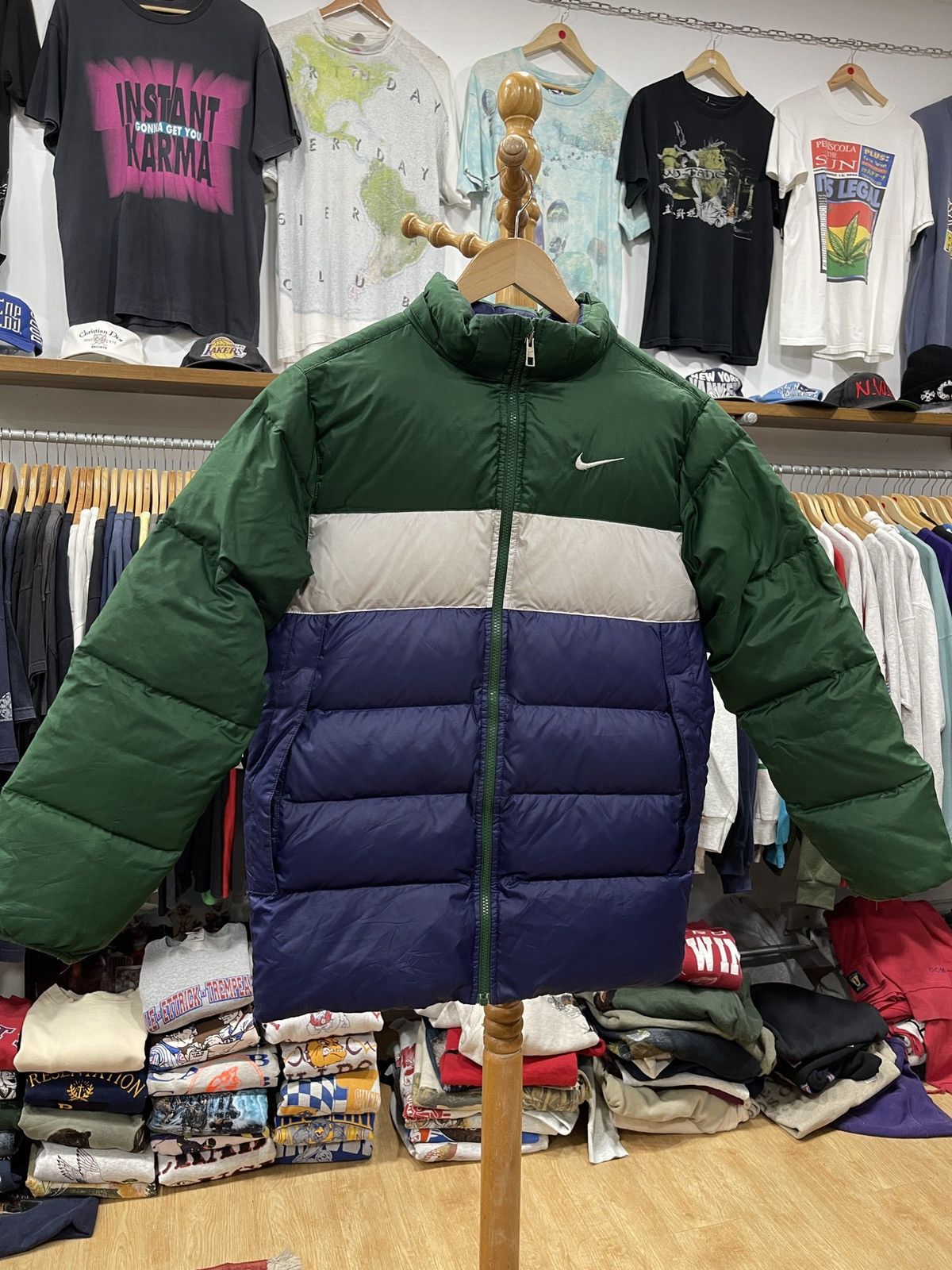 Nike puffer hot sale jacket vintage