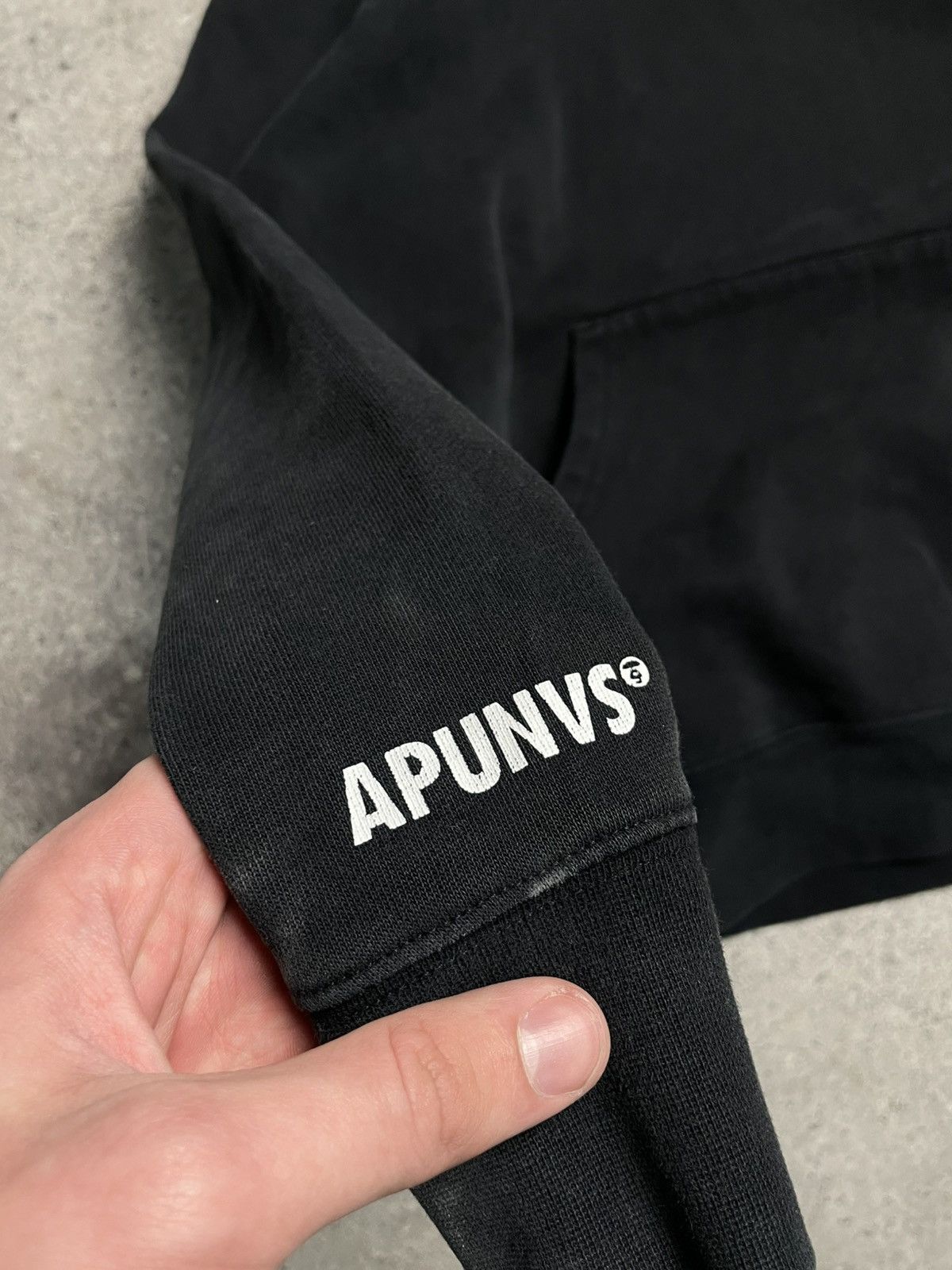 Aape Black Aape Hoodie By A Bathing Ape Size US M / EU 48-50 / 2 - 7 Thumbnail