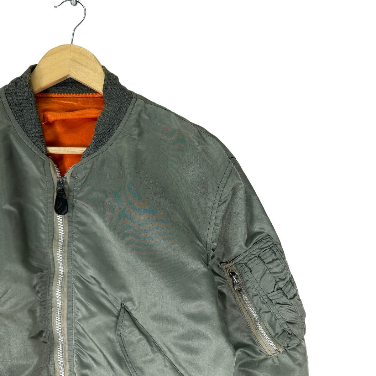 Alpha Industries ⚡️70s ALPHA INDUSTRIES FLYER MA-1 REVERSIBEL BOMBER JACKET Size US M / EU 48-50 / 2 - 3 Thumbnail