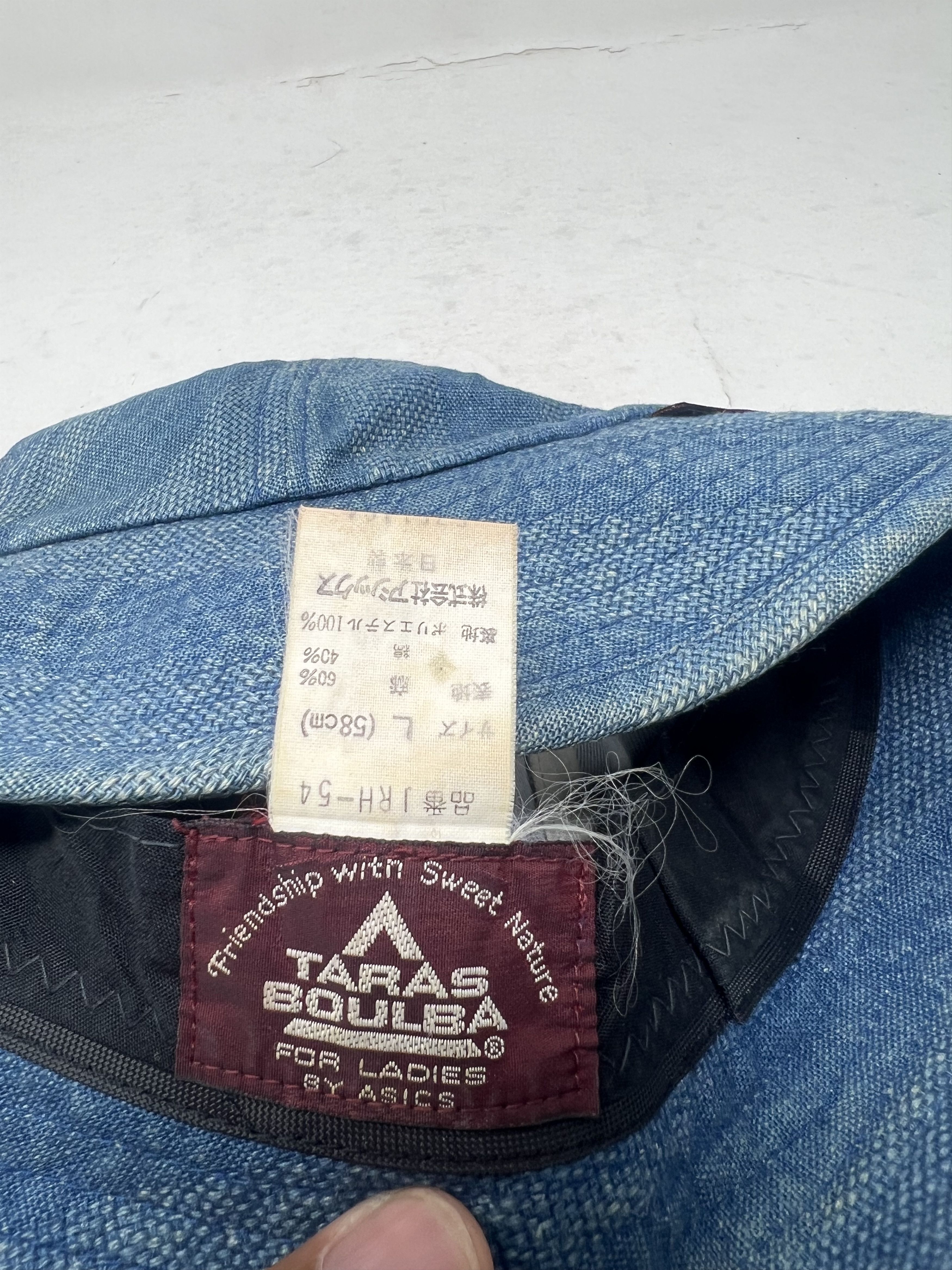 Japanese Brand Janeriver Kendo Indigo Workwear Bucket Hat Size ONE SIZE - 11 Thumbnail