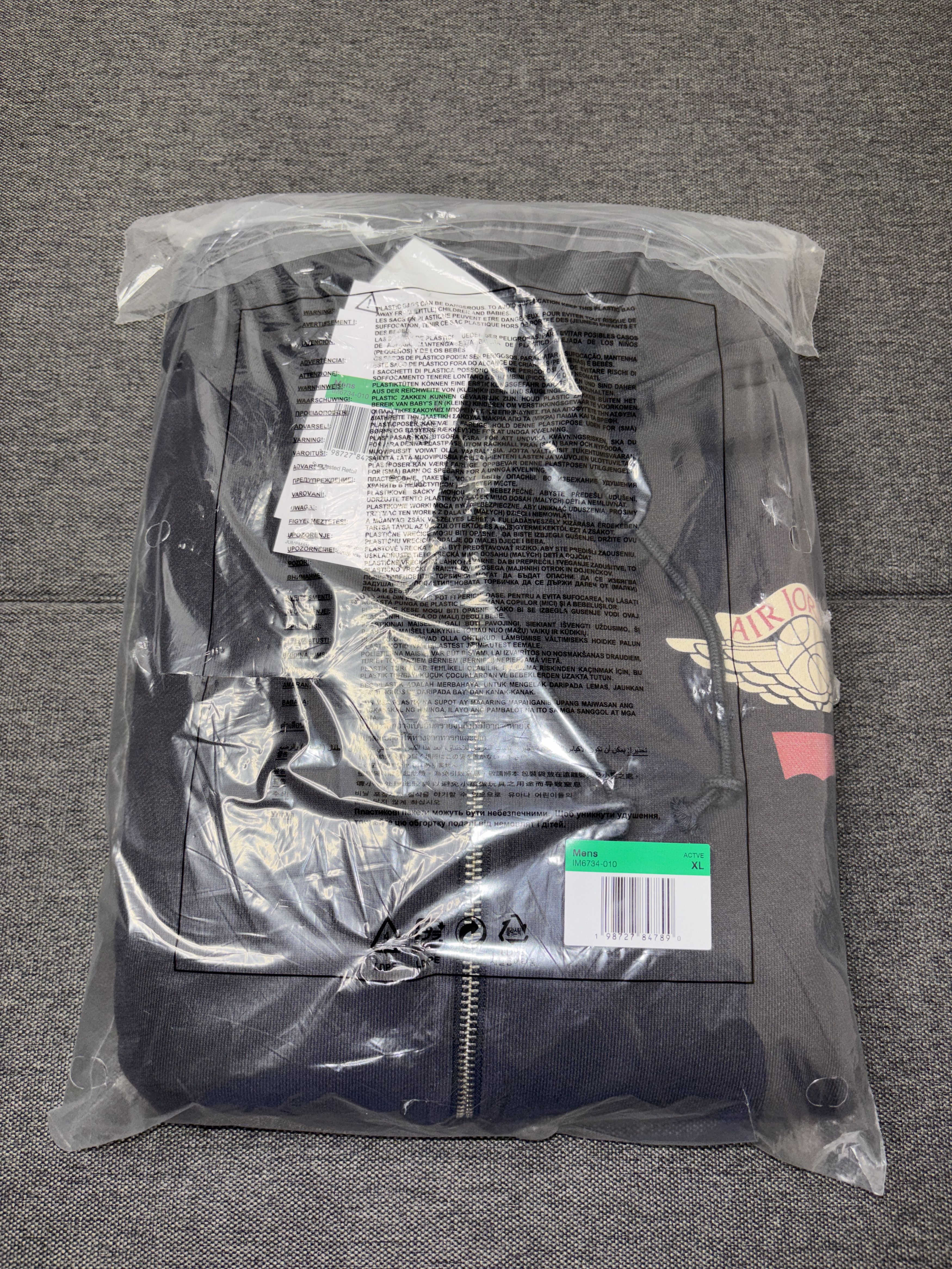Levi's × Nike Nike Jordan x Levi's Full Zip Hoodie Black XLarge IM6734-010 Size US XL / EU 56 / 4 - 2 Thumbnail