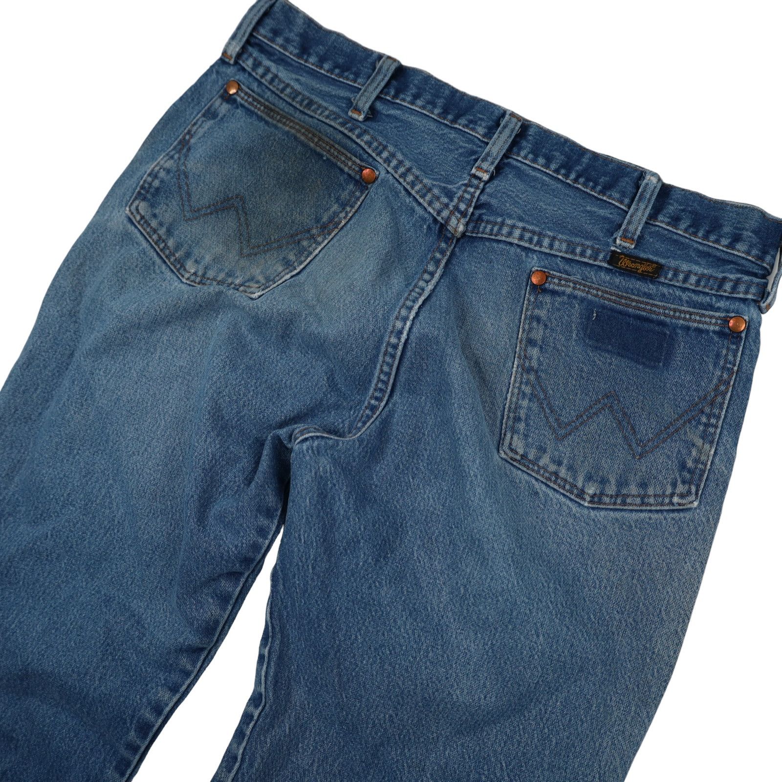 Vintage × Wrangler Vintage Wrangler Distressed Patched Denim Jeans Size US 34 / EU 50 - 14 Thumbnail