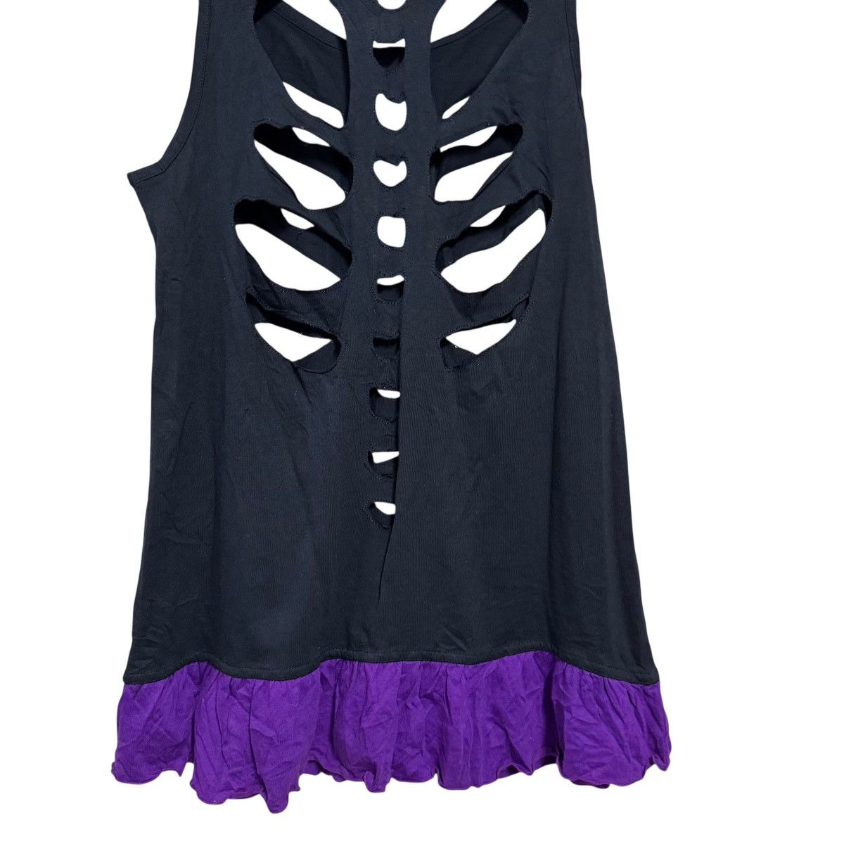 Seditionaries Hell Cat Punks Ribcage cut Hole Distressed Tank Size S / US 4 / IT 40 - 8 Thumbnail