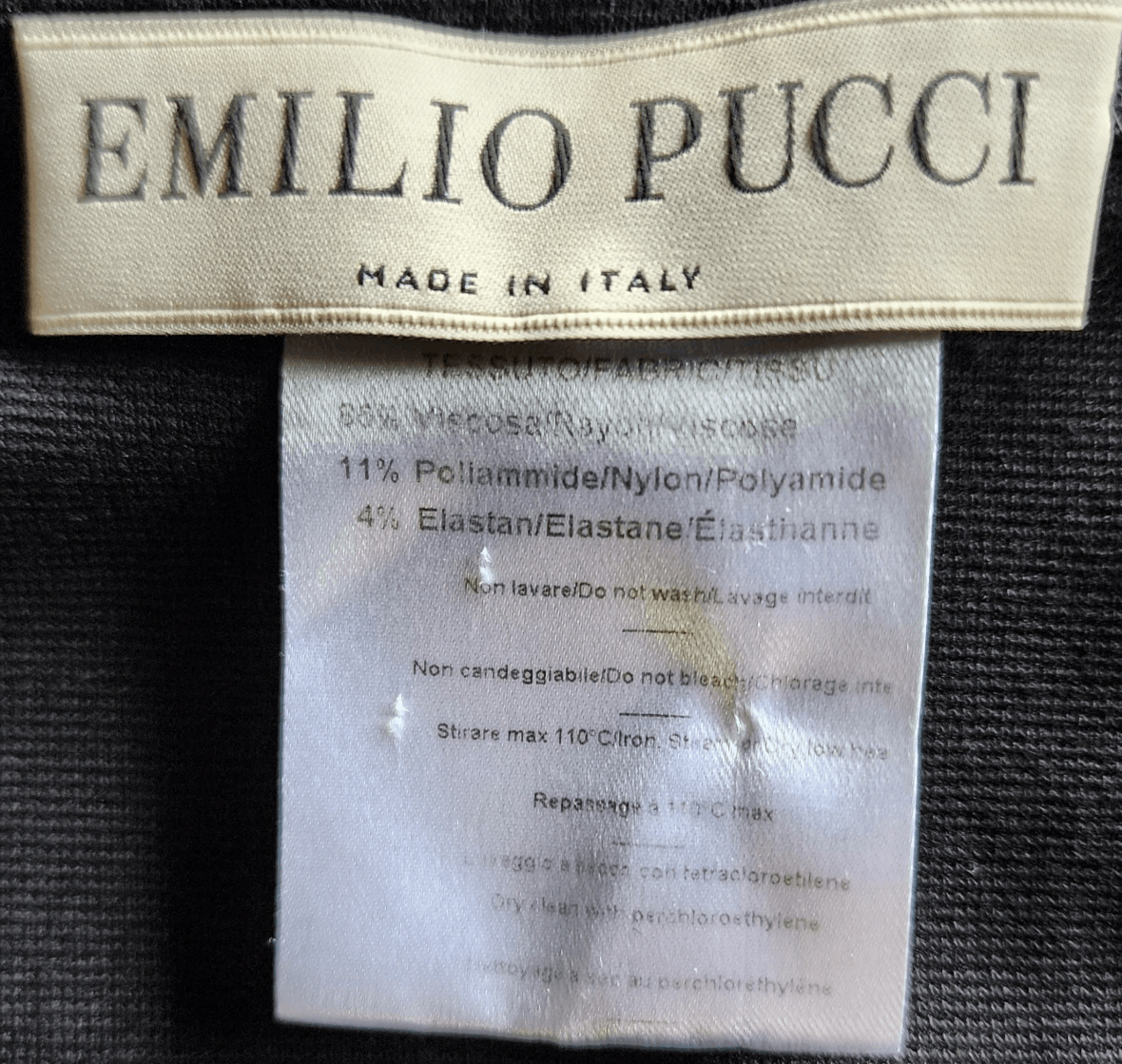 Emilio Pucci Emilio Pucci Black Skirt US 8 Embroidered Accent Zip Closur Size 30" / US 8 / IT 44 - 5 Thumbnail