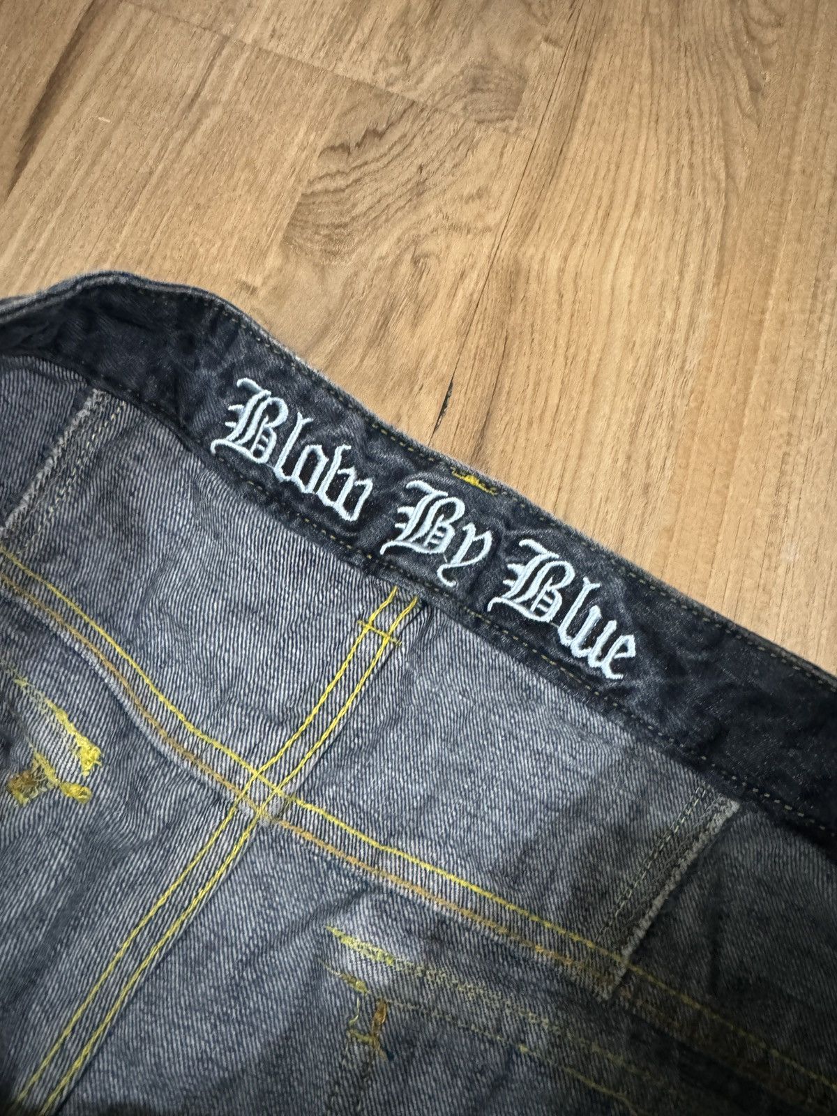 If Six Was Nine × Seditionaries BLOW BY BLUE FLARE JEANS Size US 35 - 4 Thumbnail