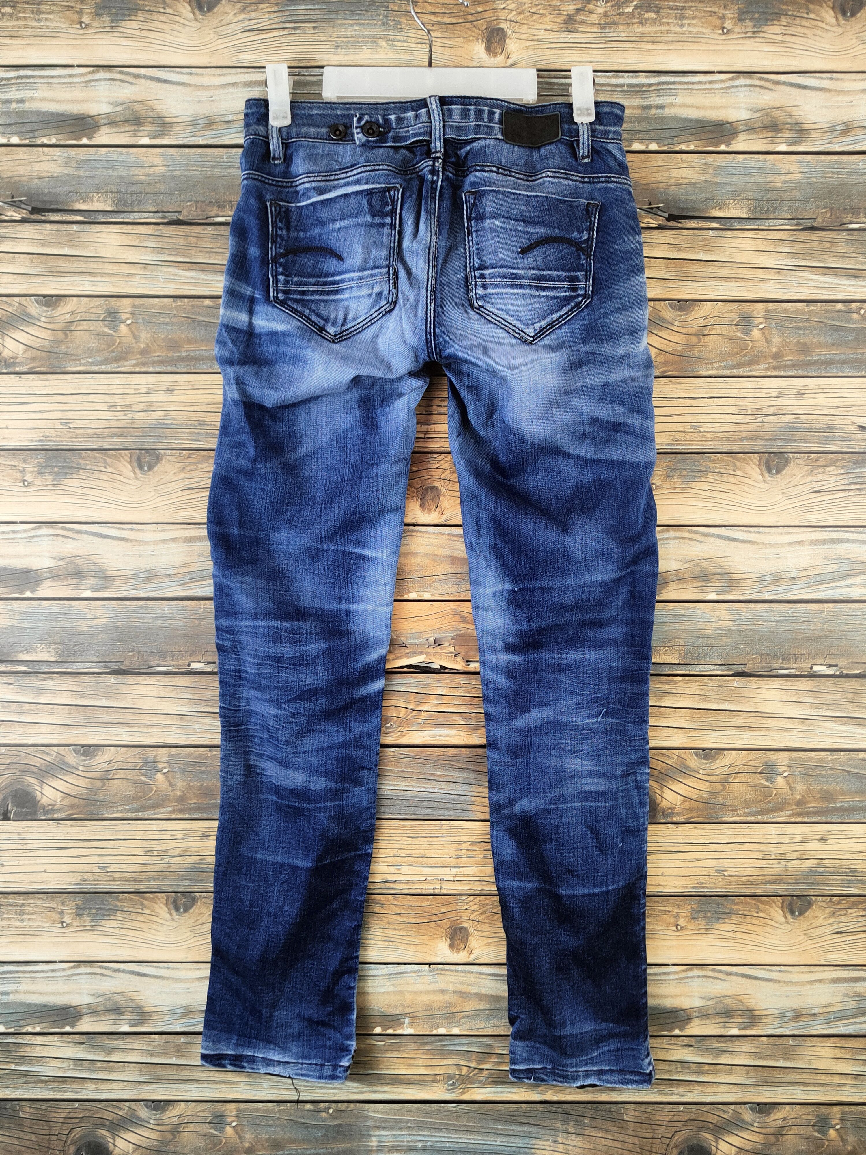 G-Star DL G-Star raw Dark Blue Distressed Ripped Jeans #46-960 Size 26" / US 2 / IT 38 - 7 Thumbnail